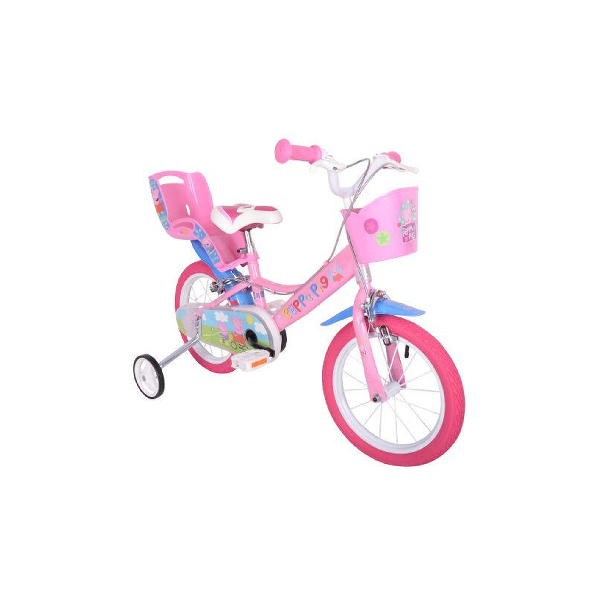 Rower dziecięcy ŚWINKA PEPPA 14" różowy