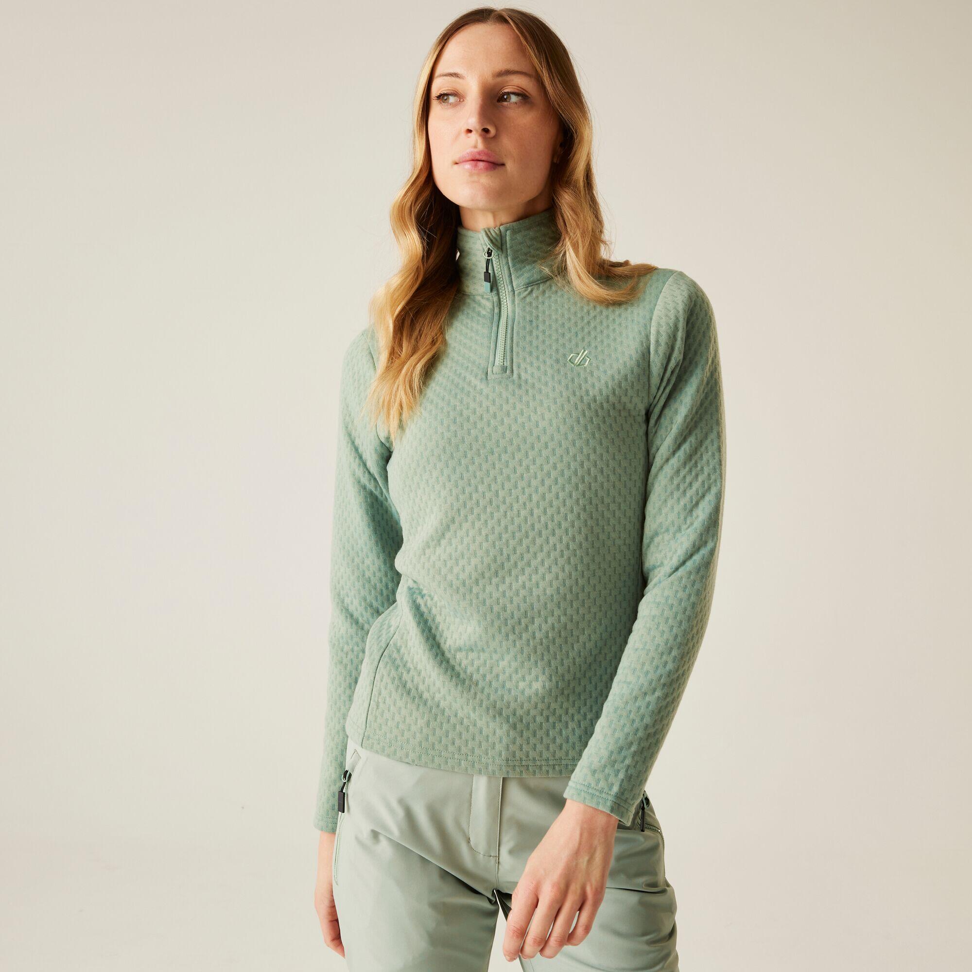 Damska elastyczna warstwa środkowa Blindside Quarter Zip z zamkiem