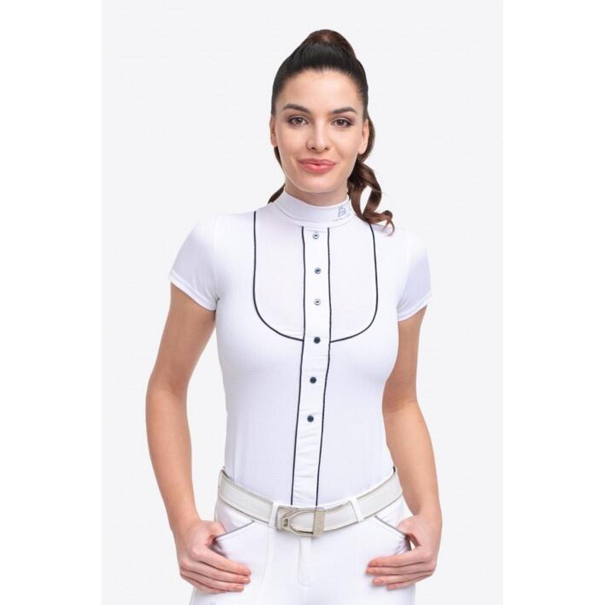 Koszulka do zawodów jeździeckich damska GENTLE RIVER