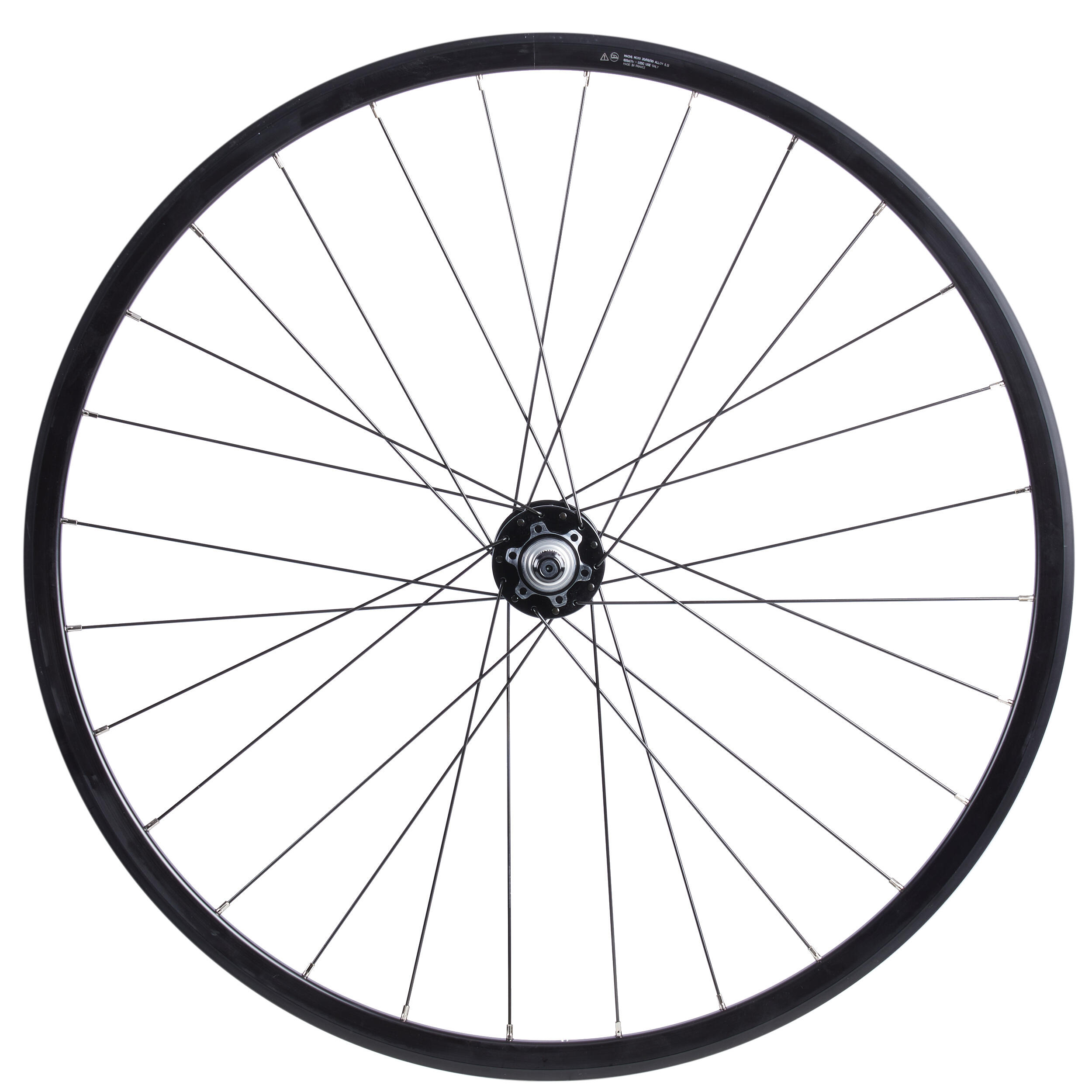 Koło do roweru miejskiego Elops 28" przednie dwukomorowe disc do City Speed 920