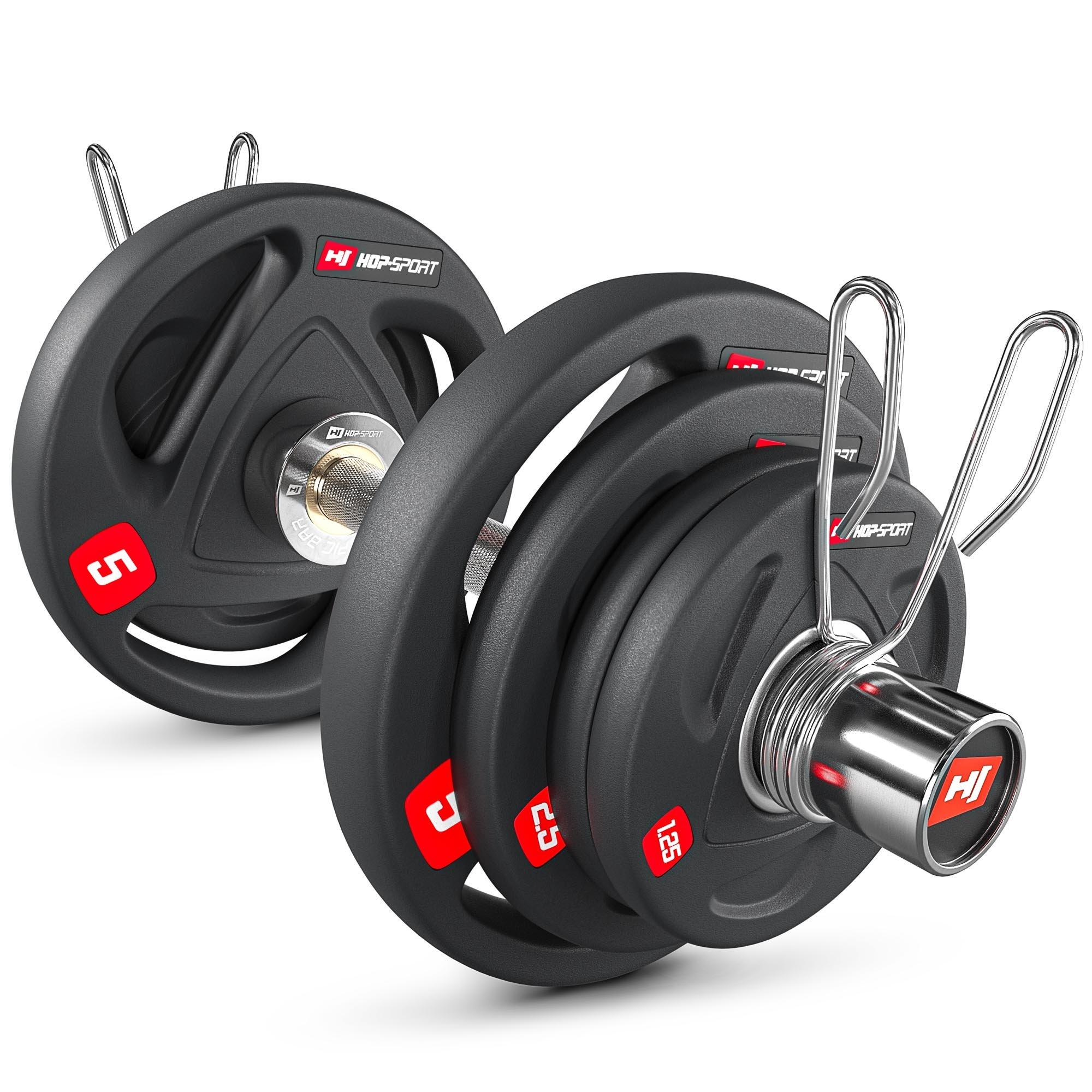 Hantla olimpijska do sztangi Hop-sport 1x26kg regulowana