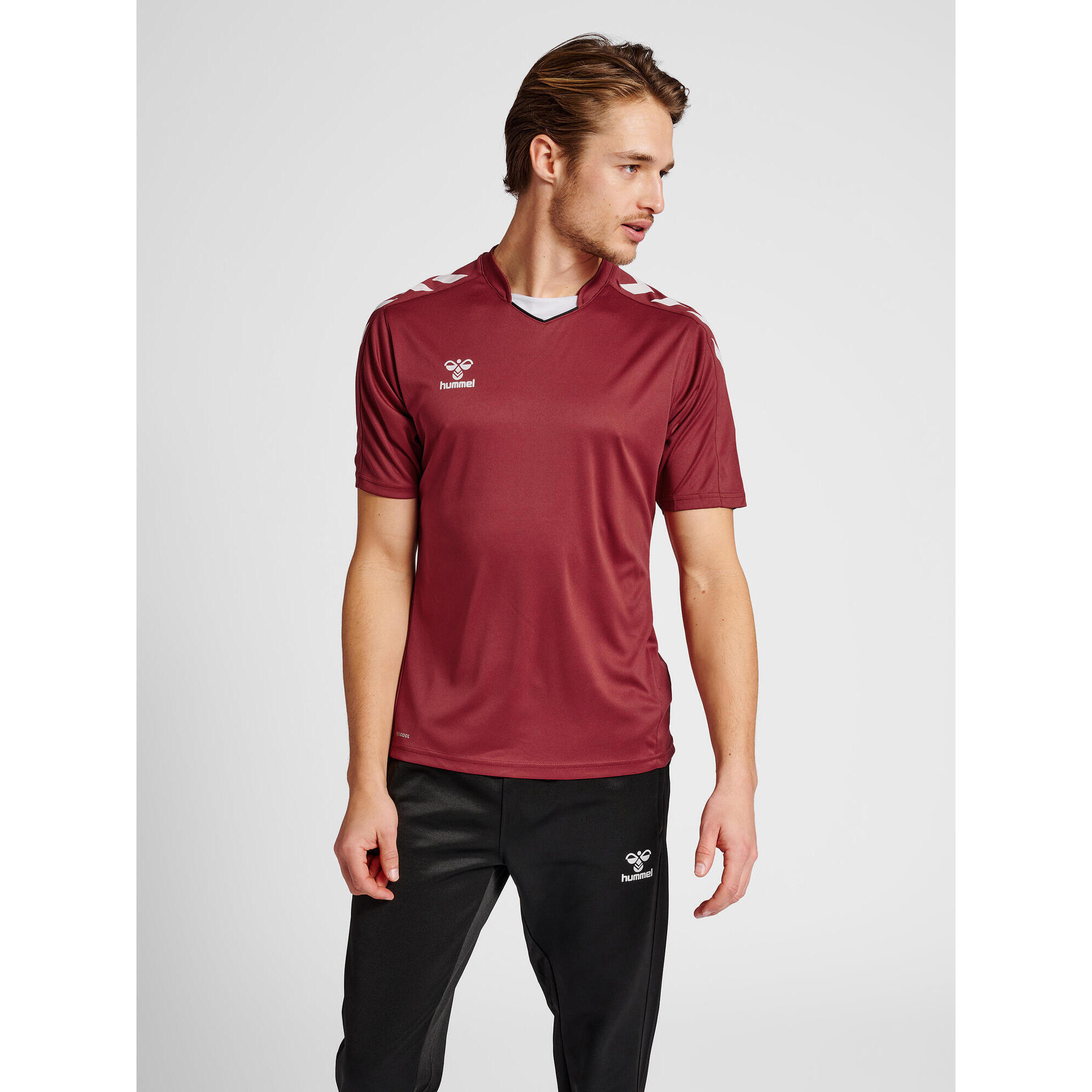 Koszulka piłkarska z krótkim rękawem męska Hummel Core XK Poly Jersey S/S