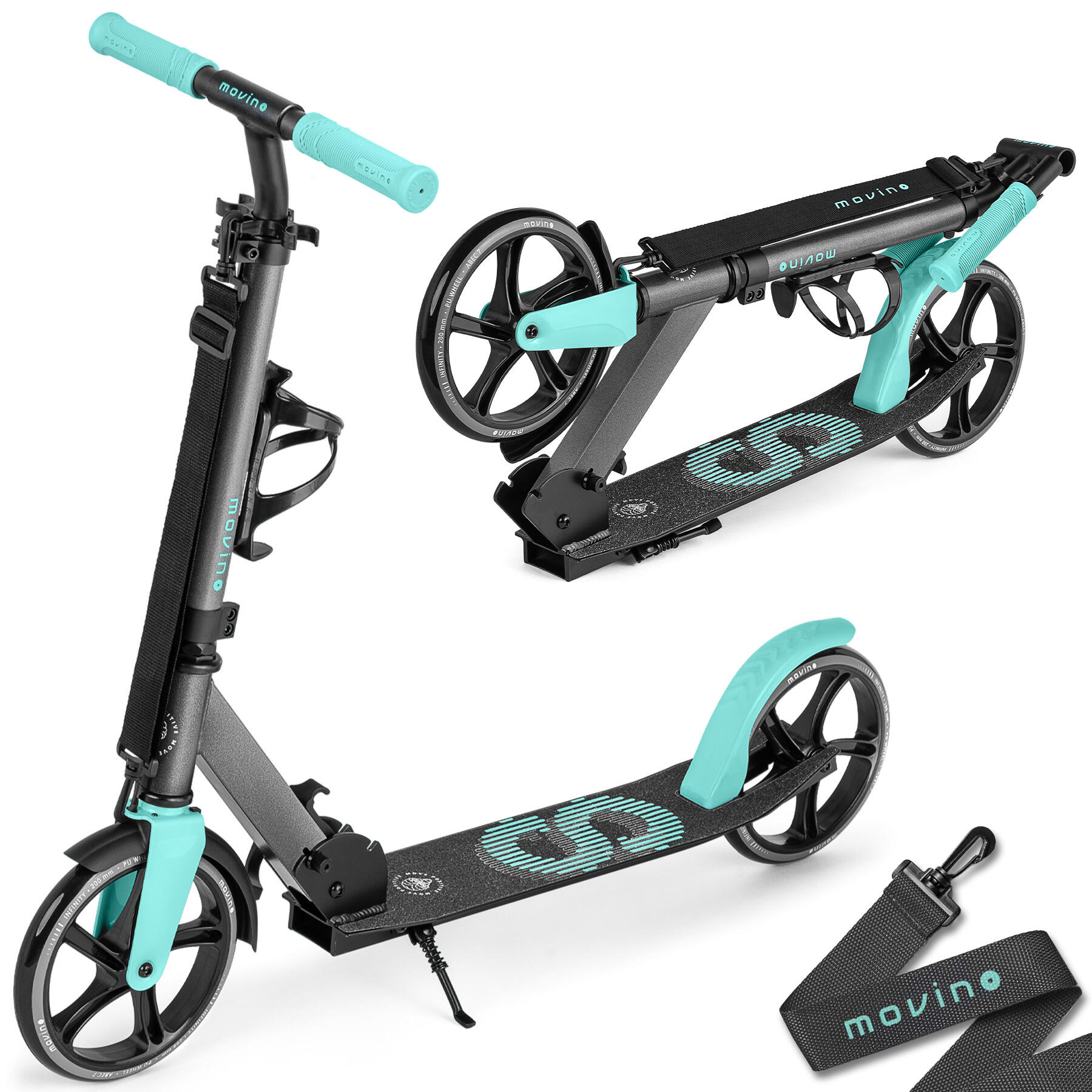 Hulajnoga miejska dla dzieci, nastolatków i dorosłych Movino Infinity 0080