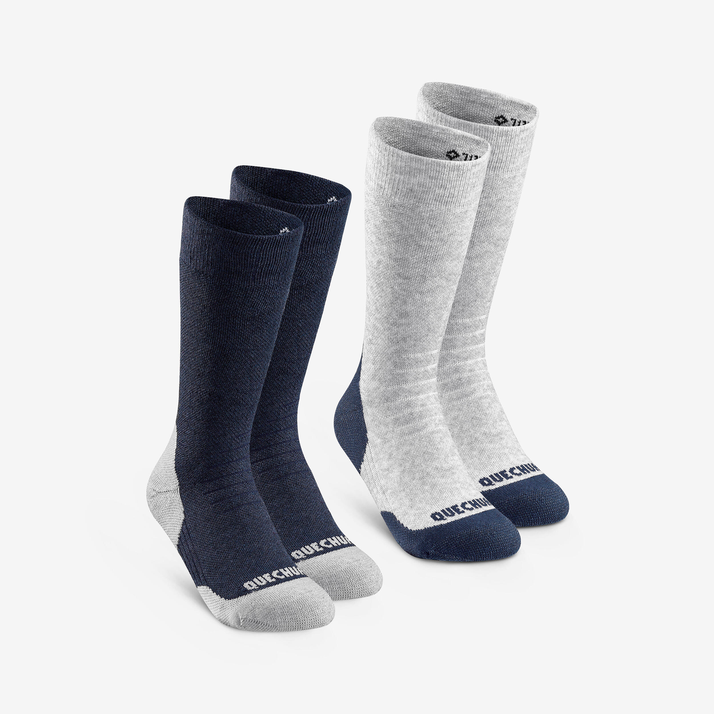 Skarpety turystyczne dla dzieci Quechua SH100 Mid