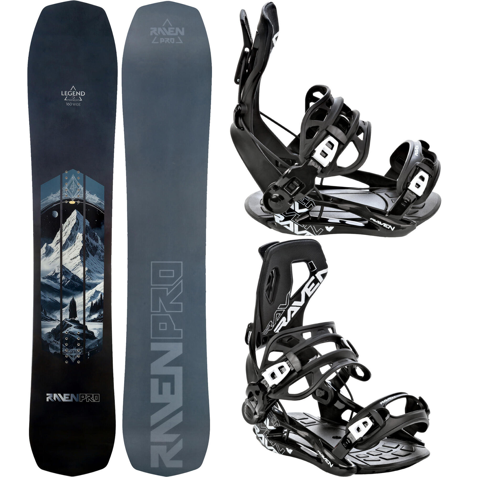 Zestaw Deska snowboardowa Raven PRO Legend + Wiązania Raven FT360