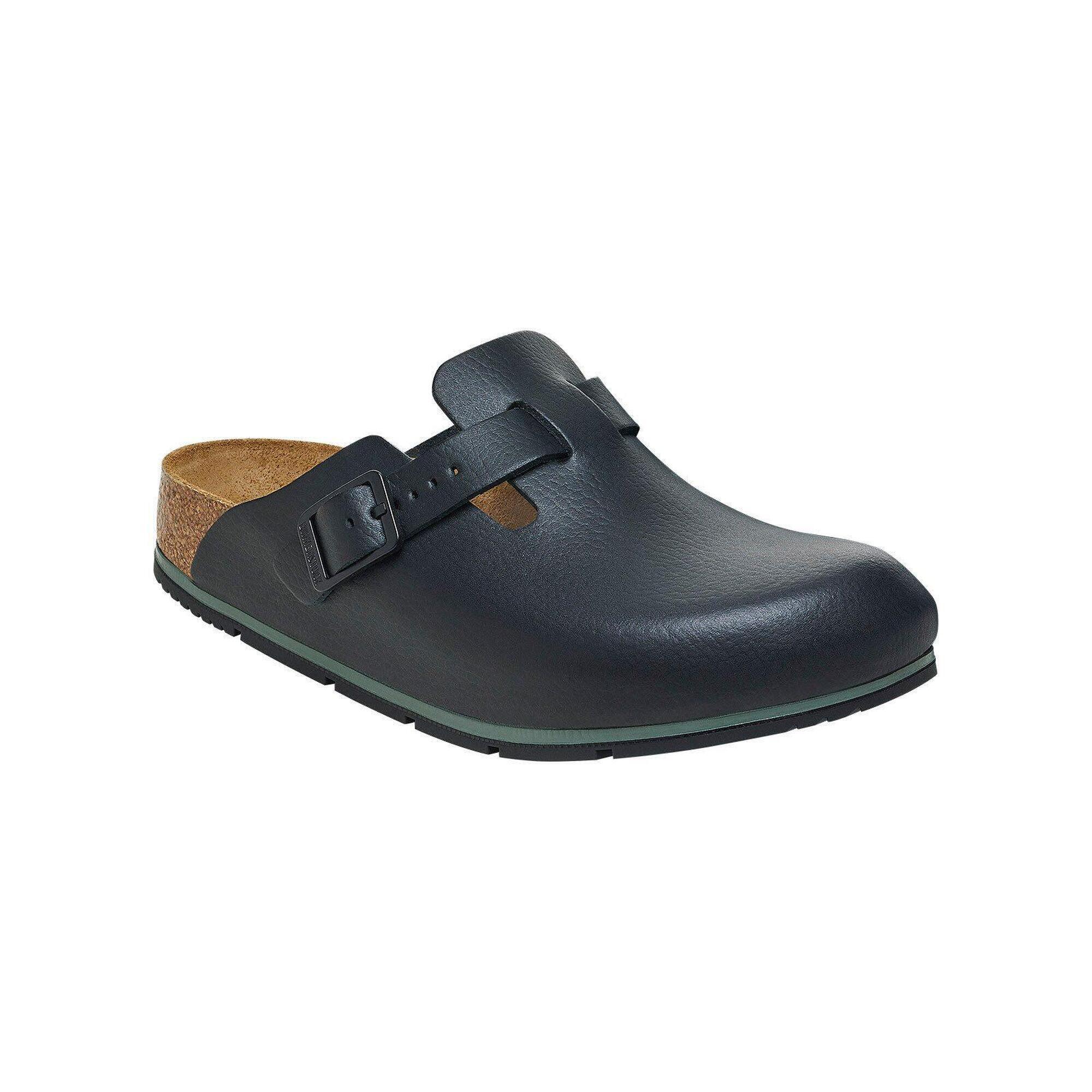 Birkenstock Boston Pro Skórzane Czarne