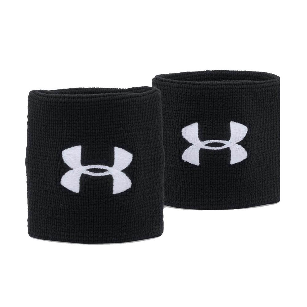 Opaski Under Armour Performance Wristbands - black/white