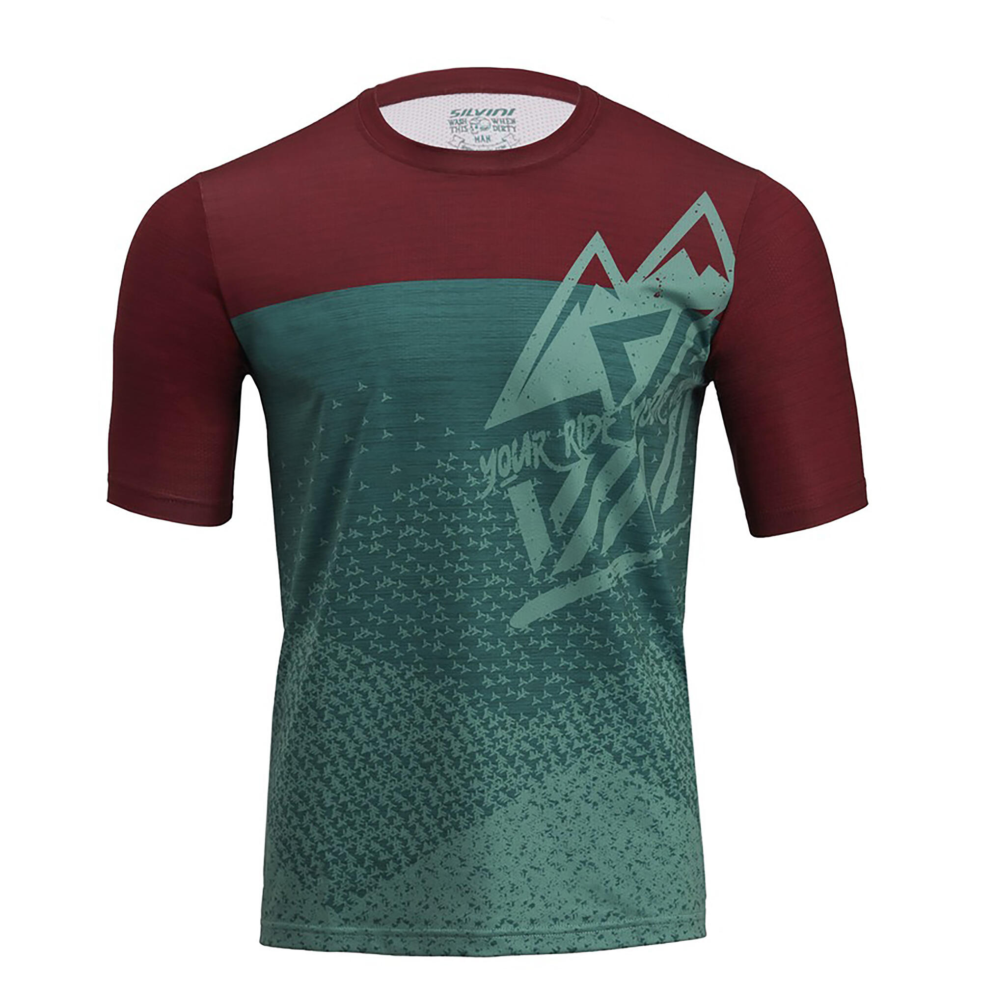 Koszulka rowerowa męska Enduro Silvini Jersey Denno MD1803