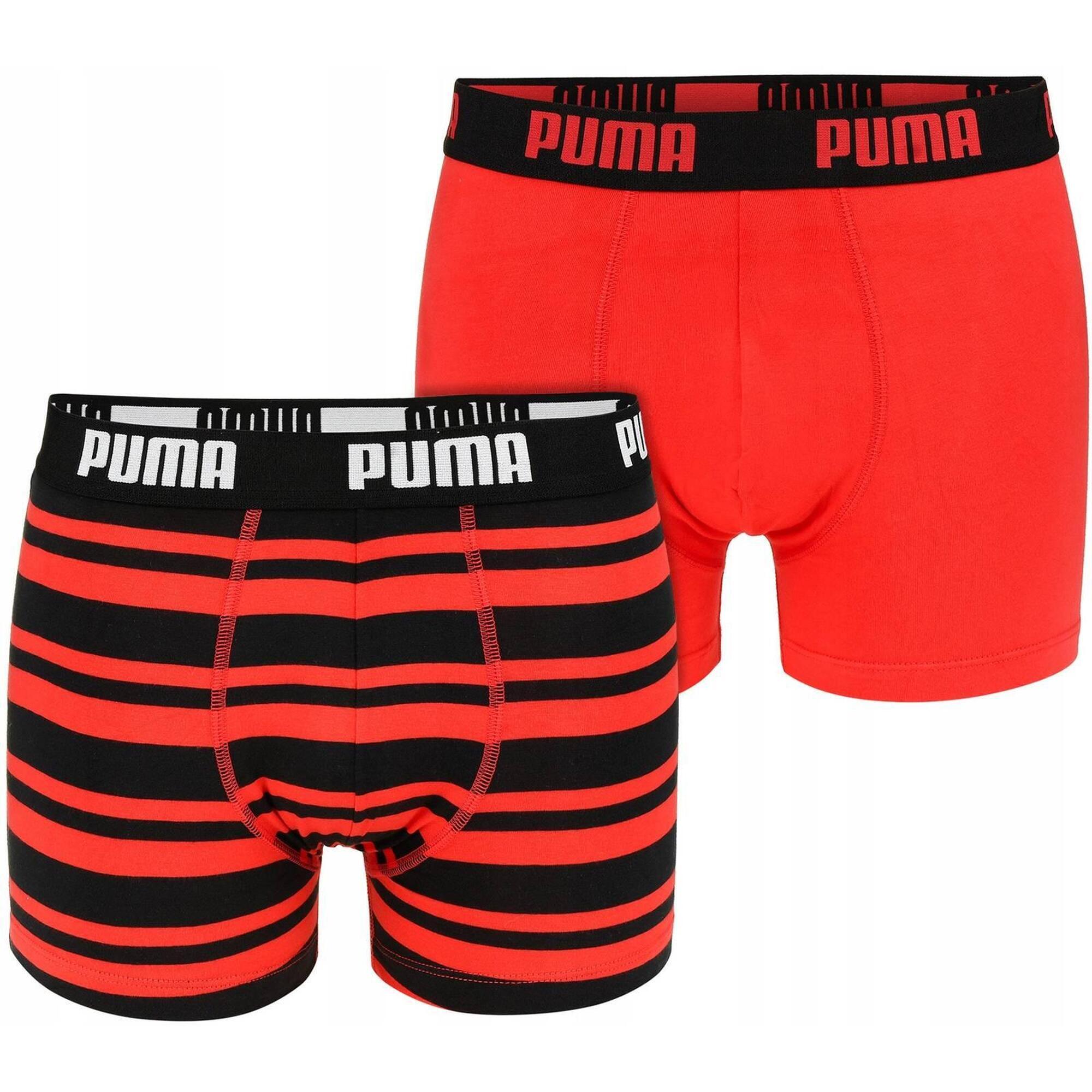 Bokserki majtki męskie bawełniane czerwone 2 pary PUMA