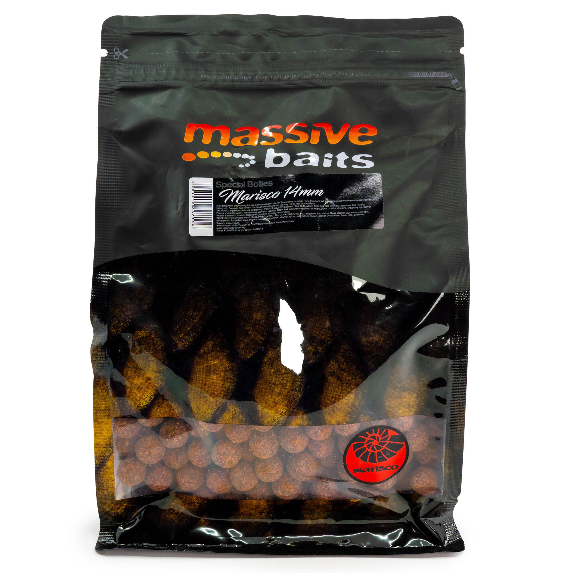 Kulki Massive Baits Special Boilies Marisco Robin Red 14Mm 1Kg