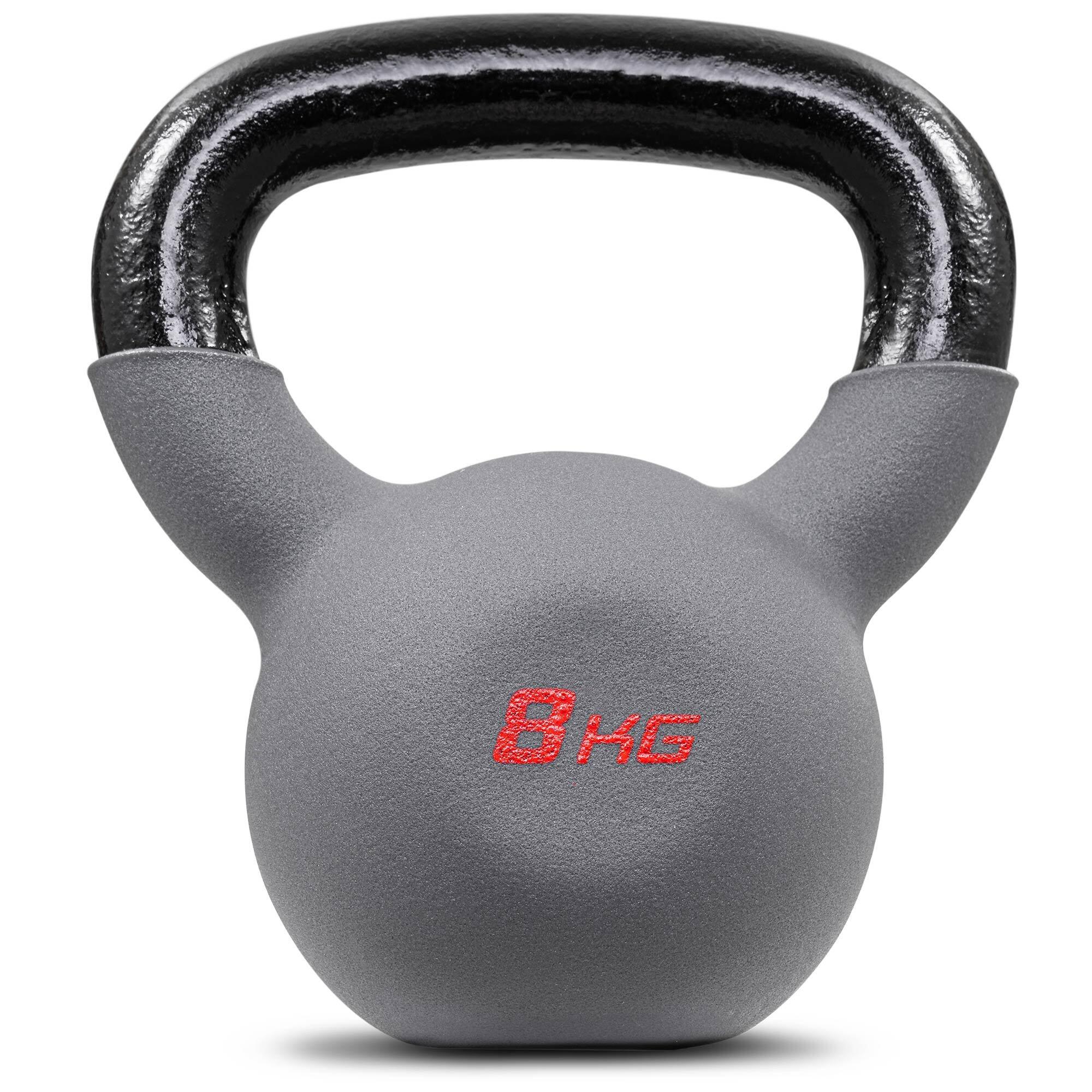 Kettlebell żeliwny do treningu siłowego Hop-Sport HS-I008KB 8kg