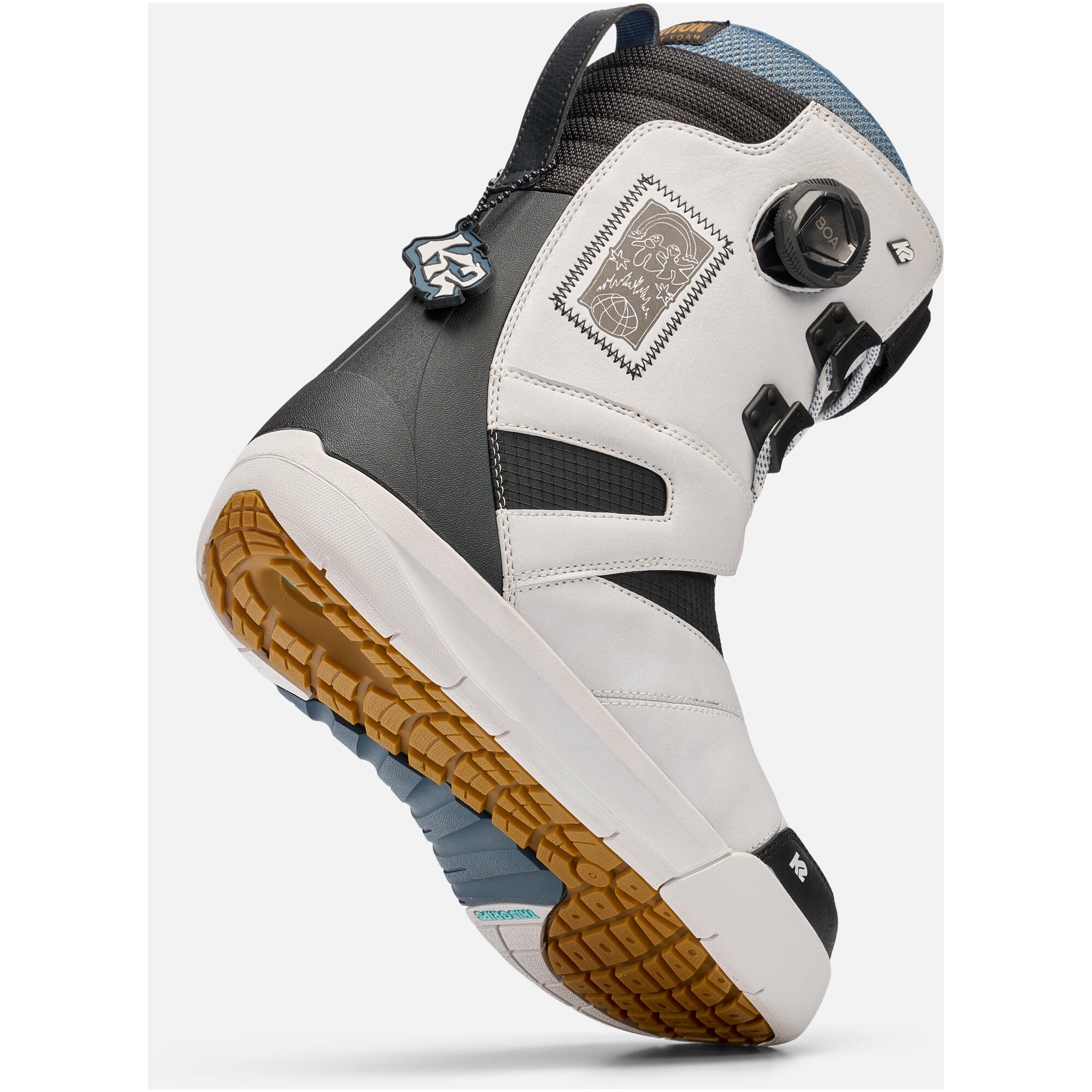 Buty snowboardowe męskie K2 OVERDRAFT WHITE 9.5