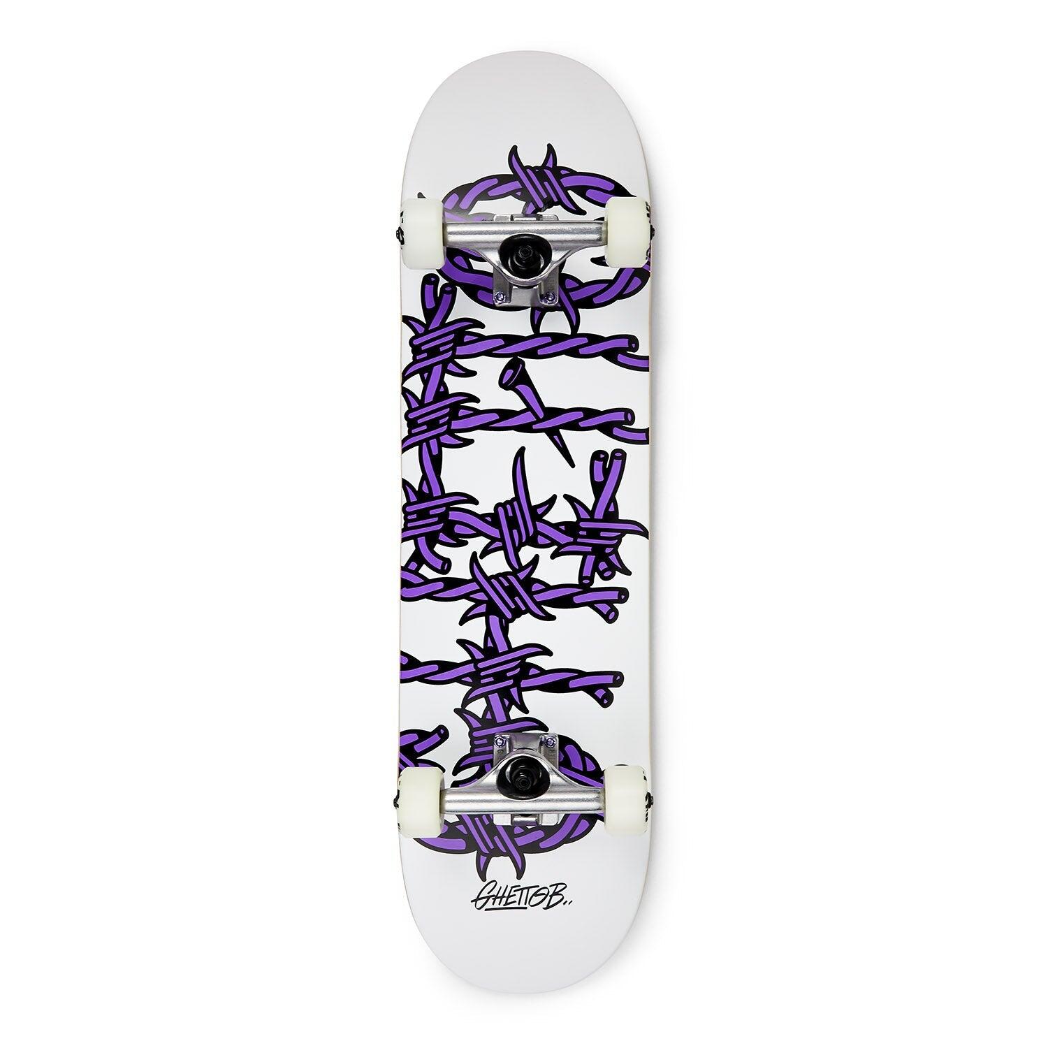 Kompletny deskorolka do rozpoczęcia Barbed Wire Purple 8.25"