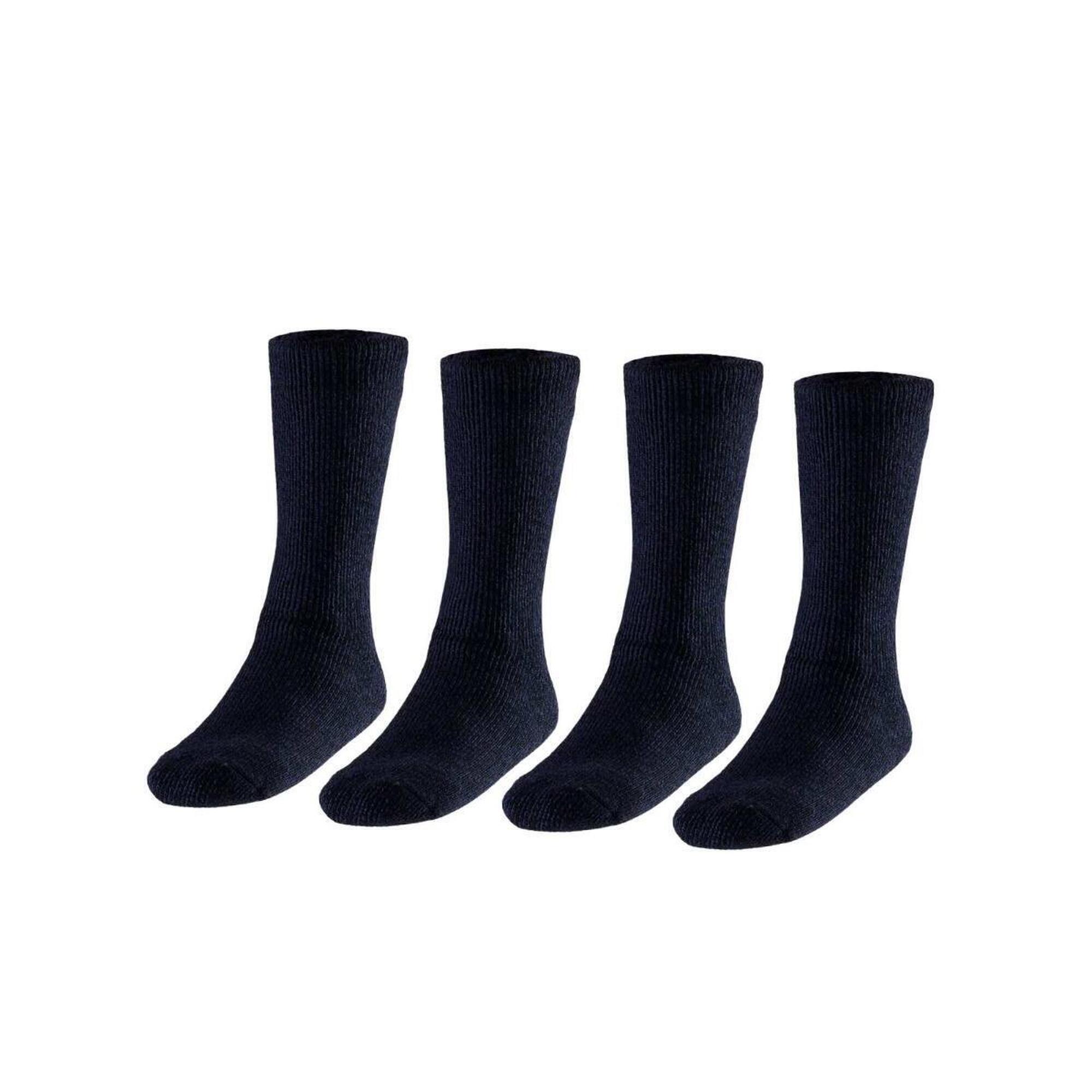 Męskie Skarpety Termiczne - 4 Pary - Granatowe