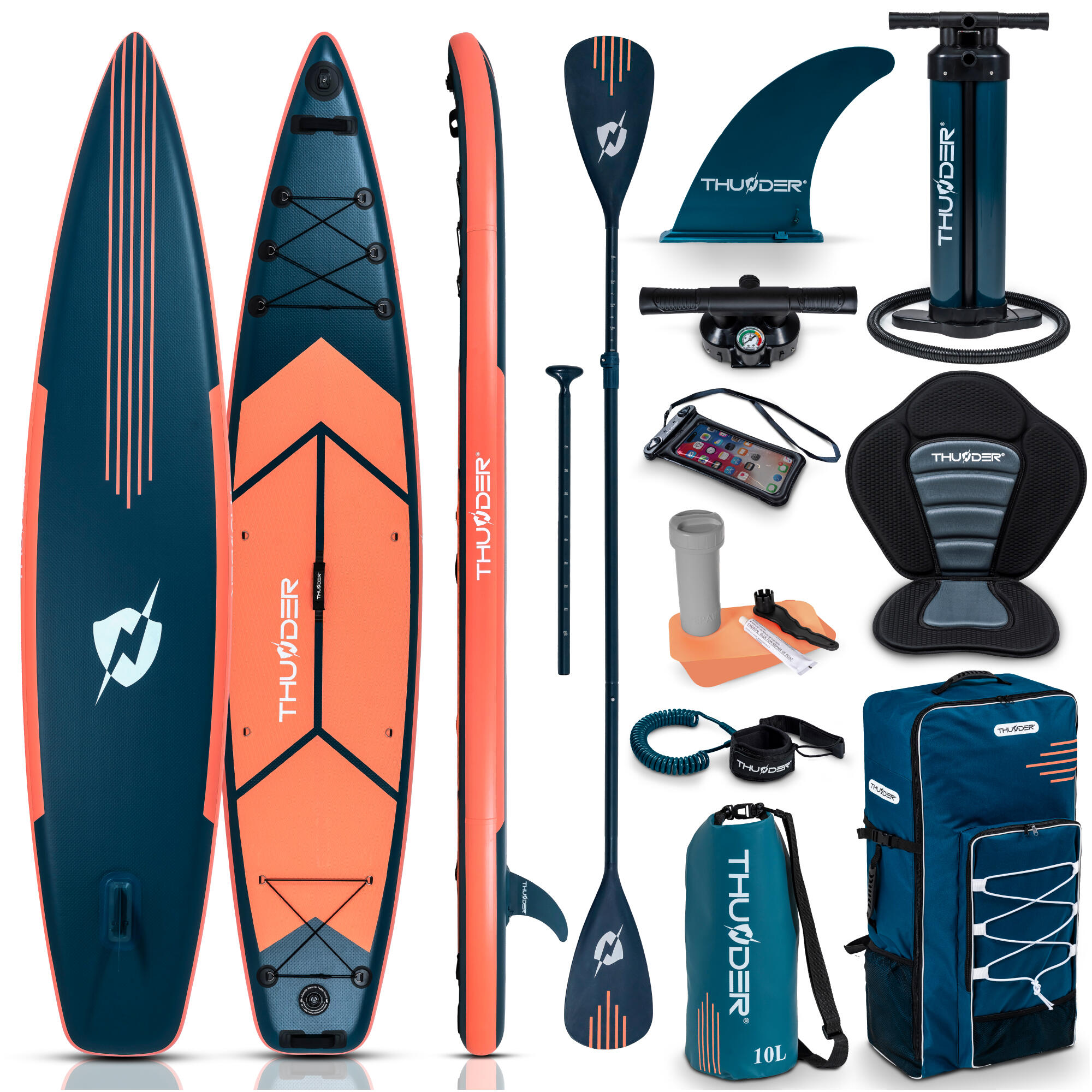 Deska SUP pompowana akcesoria THUNDER MISTY 365cm