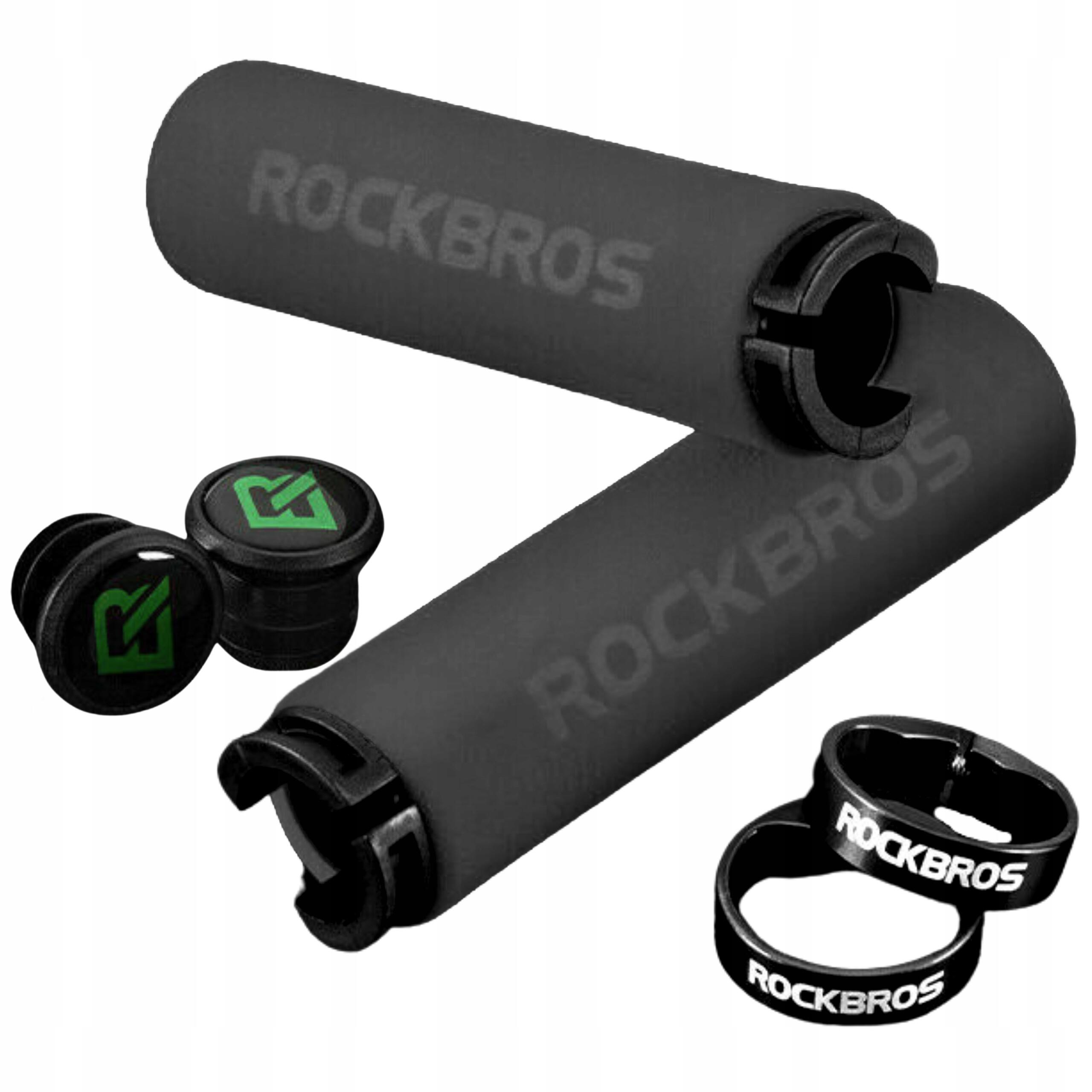 Piankowe chwyty rockbros rowerowe z obejmą - 130 mm