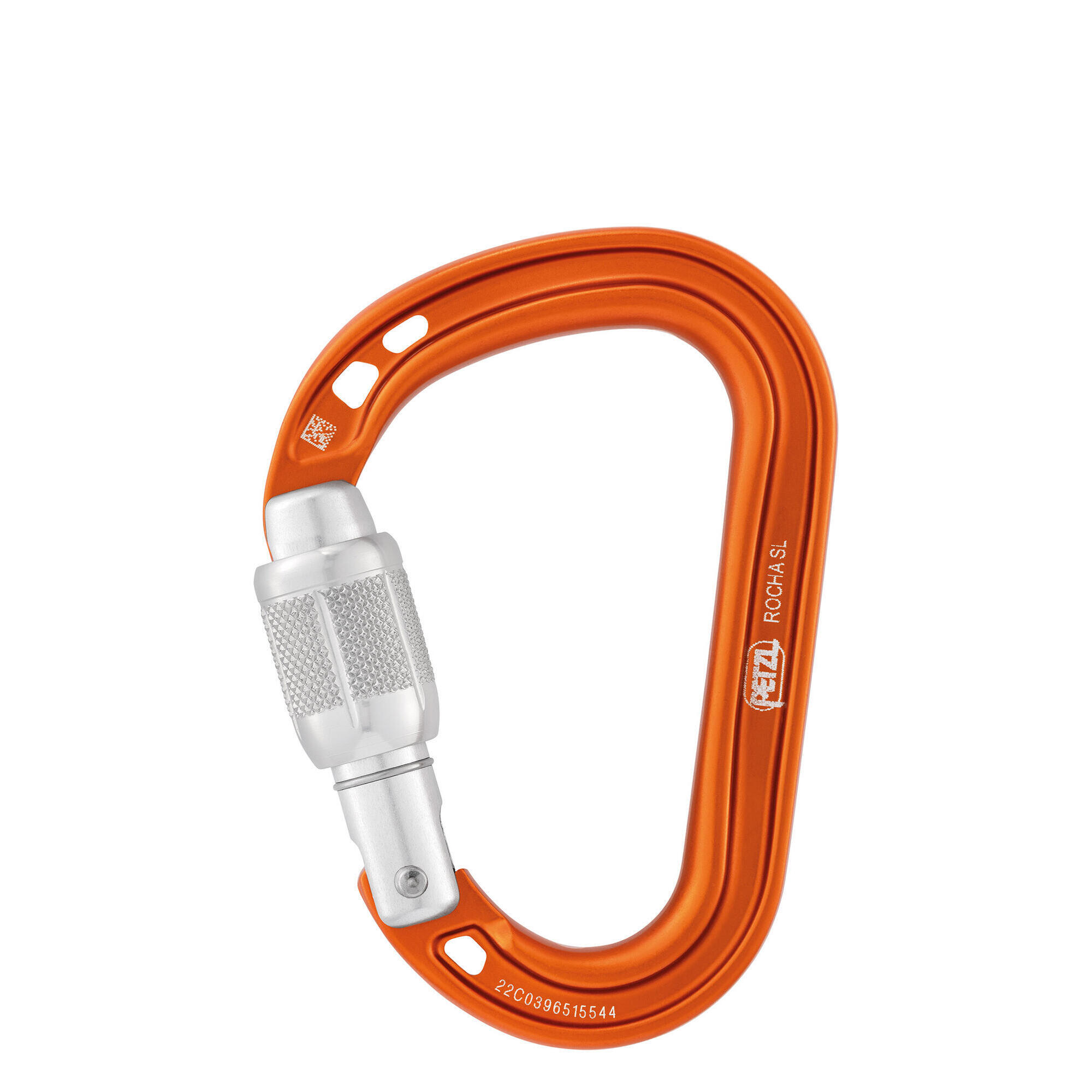 Karabinek wspinaczkowy Petzl Rocha Screw-Lock - orange