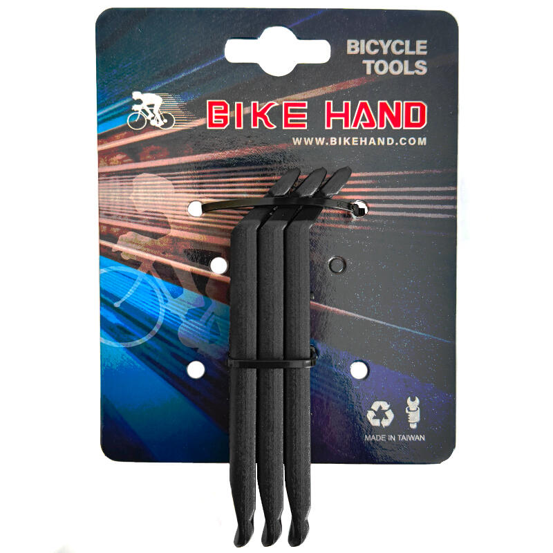 Łyżki do montażu/demontażu opon dętek zestaw 3 szt Bike Hand YC-311 solidne