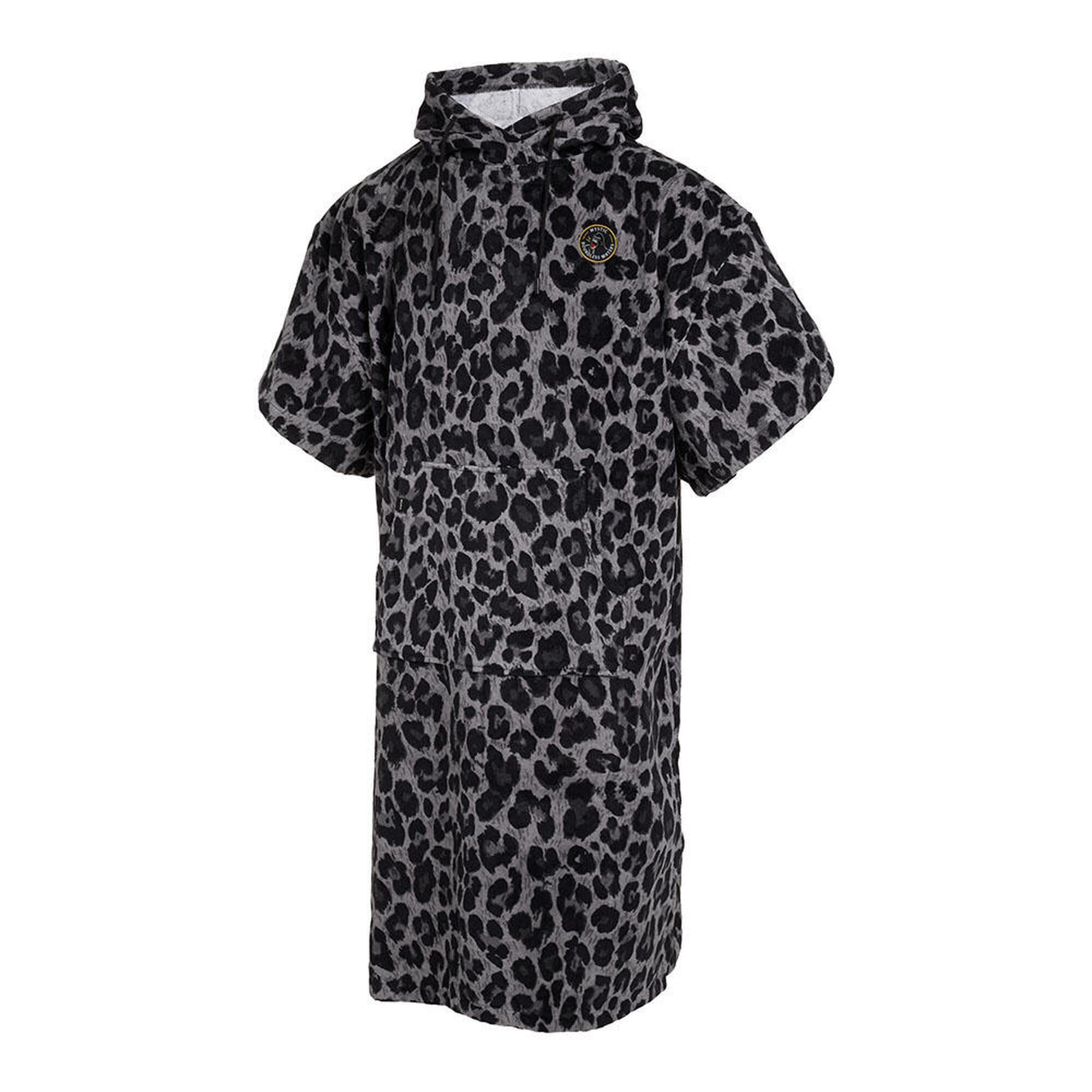 Poncho Mystic Velours AOP Black