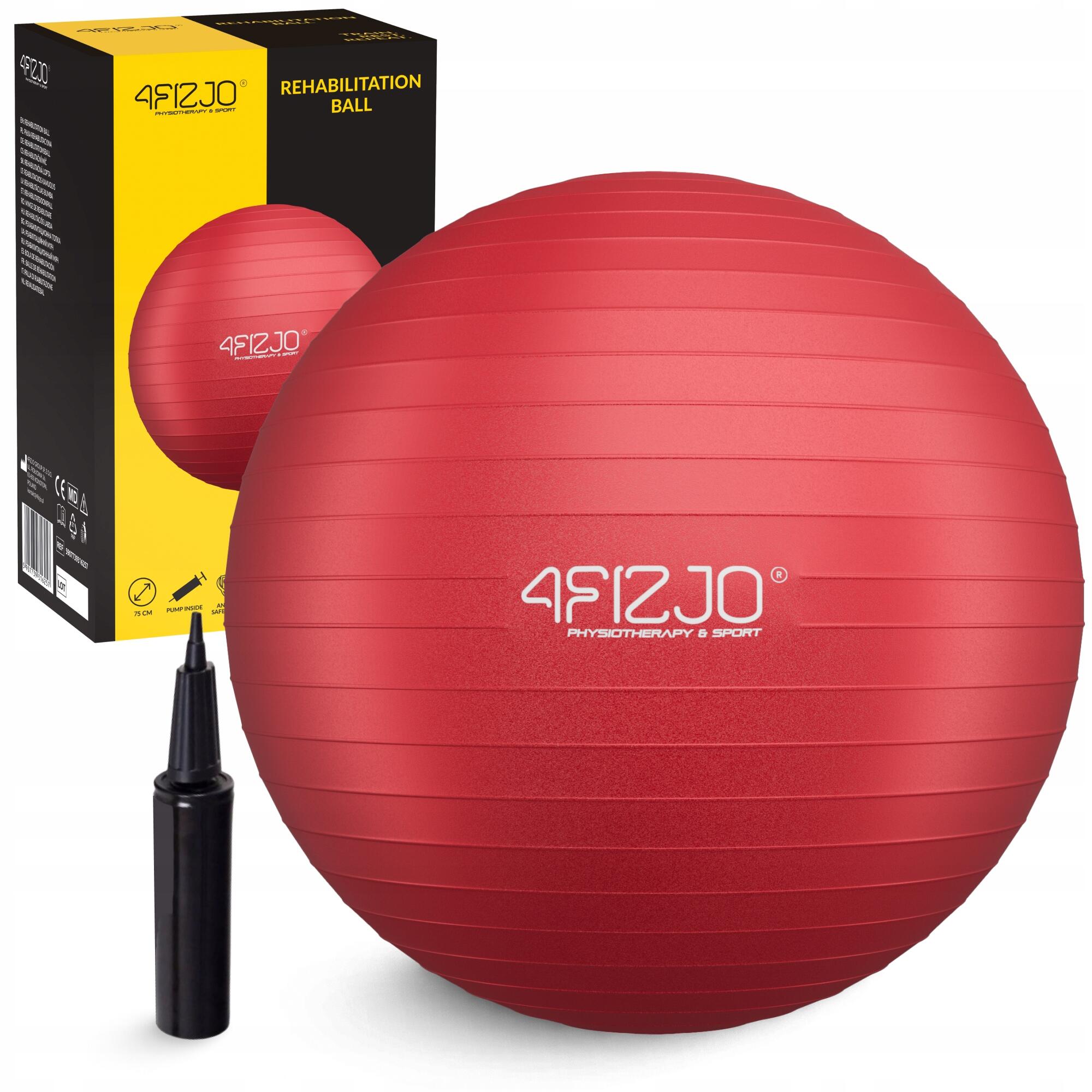 Piłka gimnastyczna Reh Ball dmuchana 4FIZJO