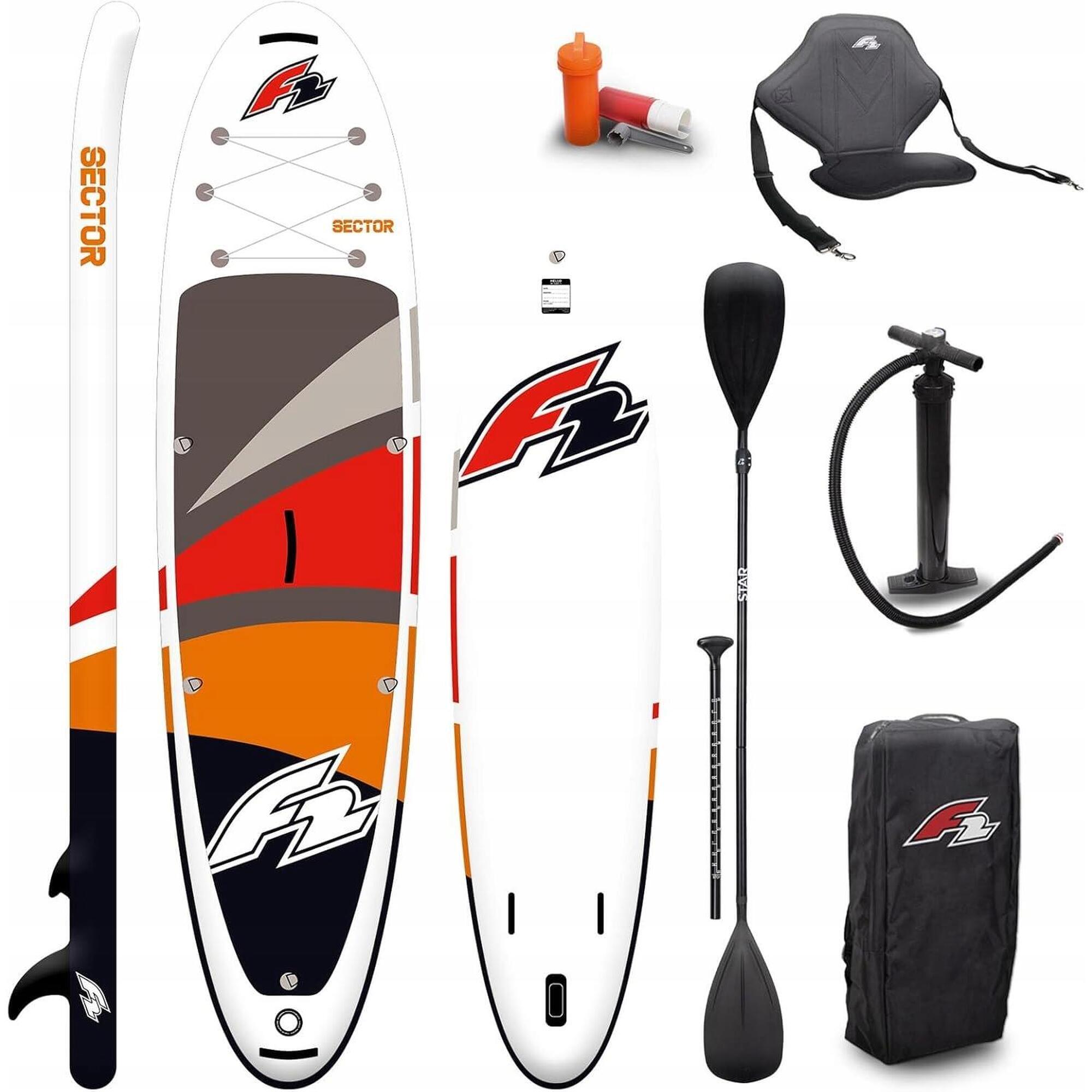 Deska Sup Pompowana F2 Sector Combo 11'5" 350 CM RED