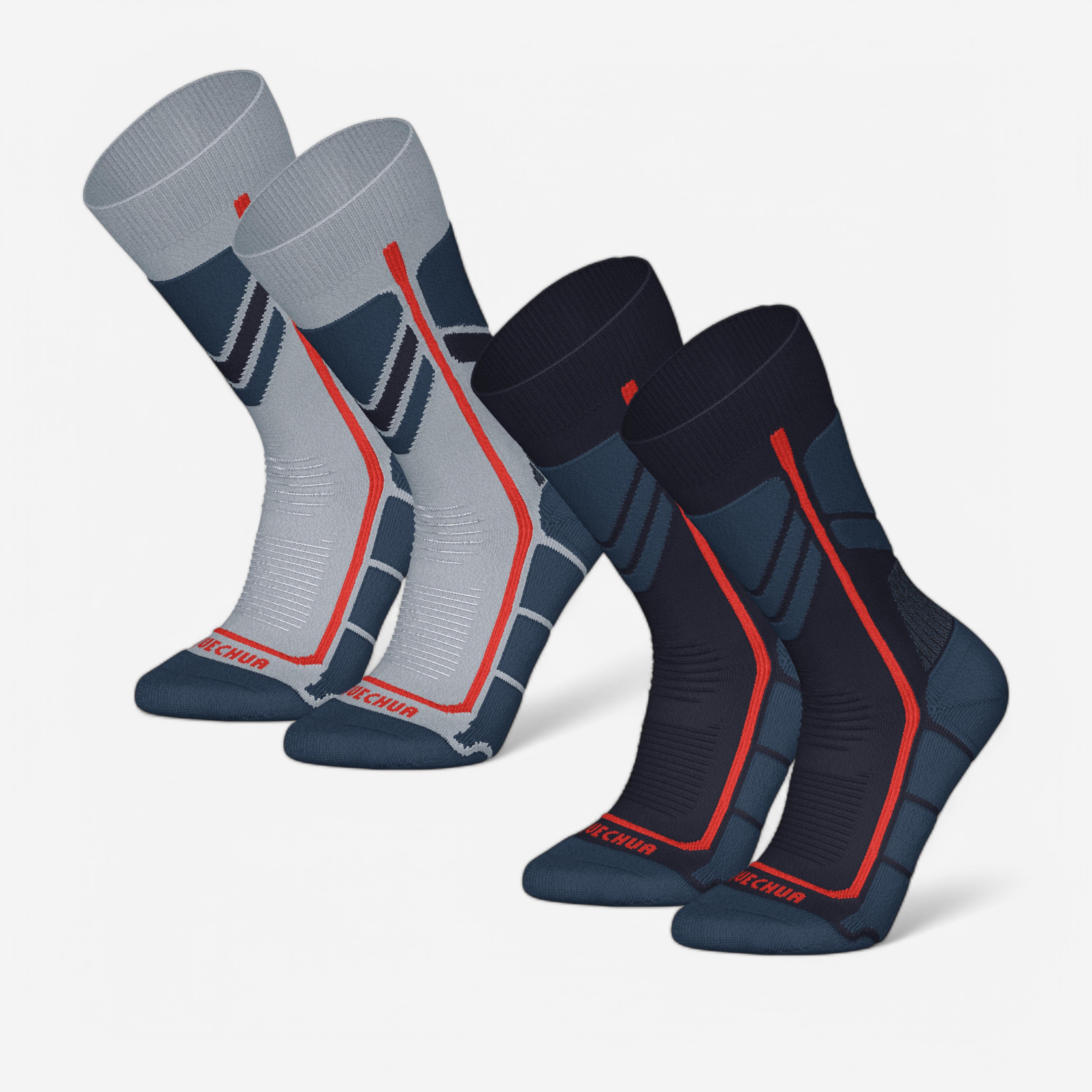 Skarpety turystyczne dla dzieci Quechua SH500 Warm x 2