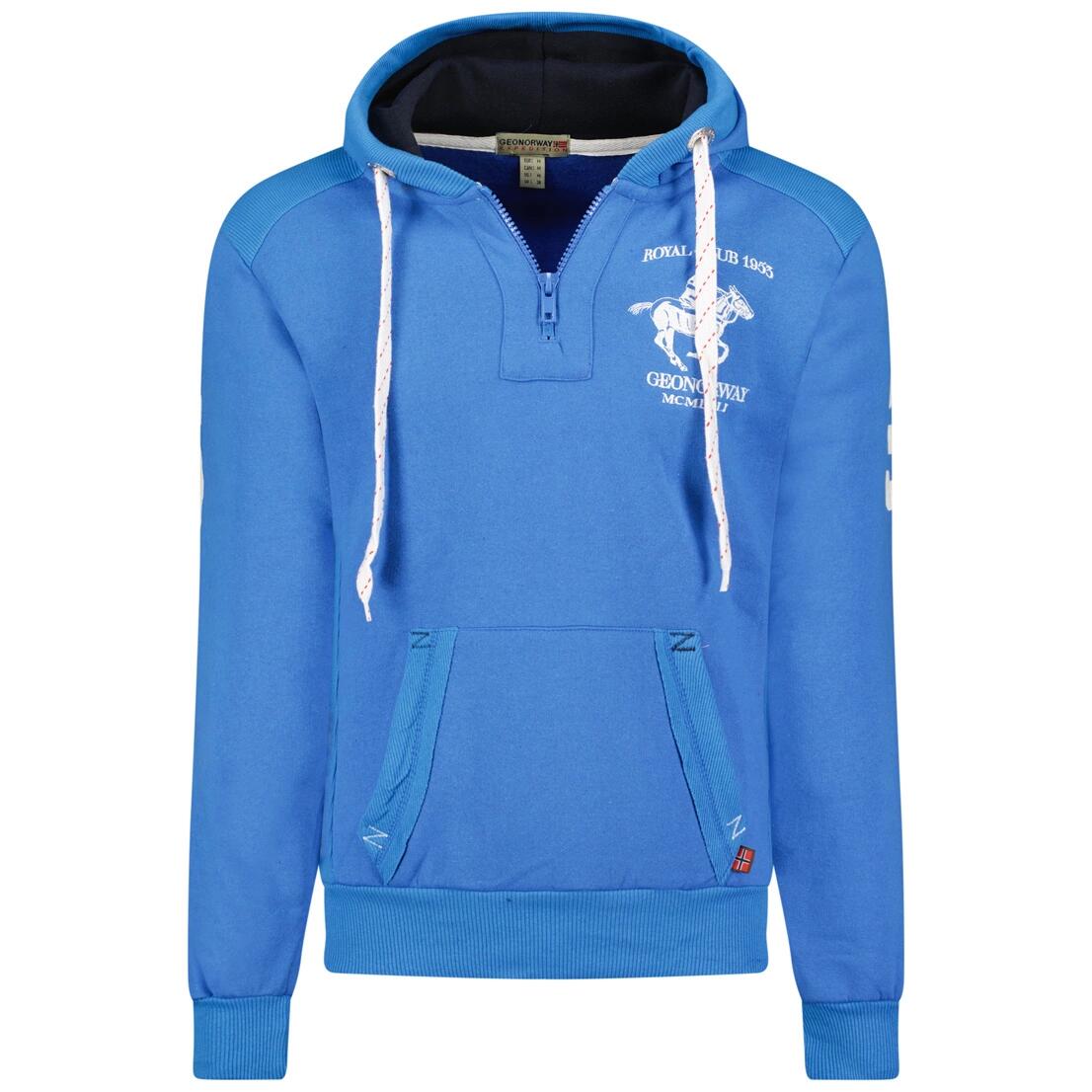 Bluza Geographical Norway FOLTON EO MEN 100 błękit królewski męska