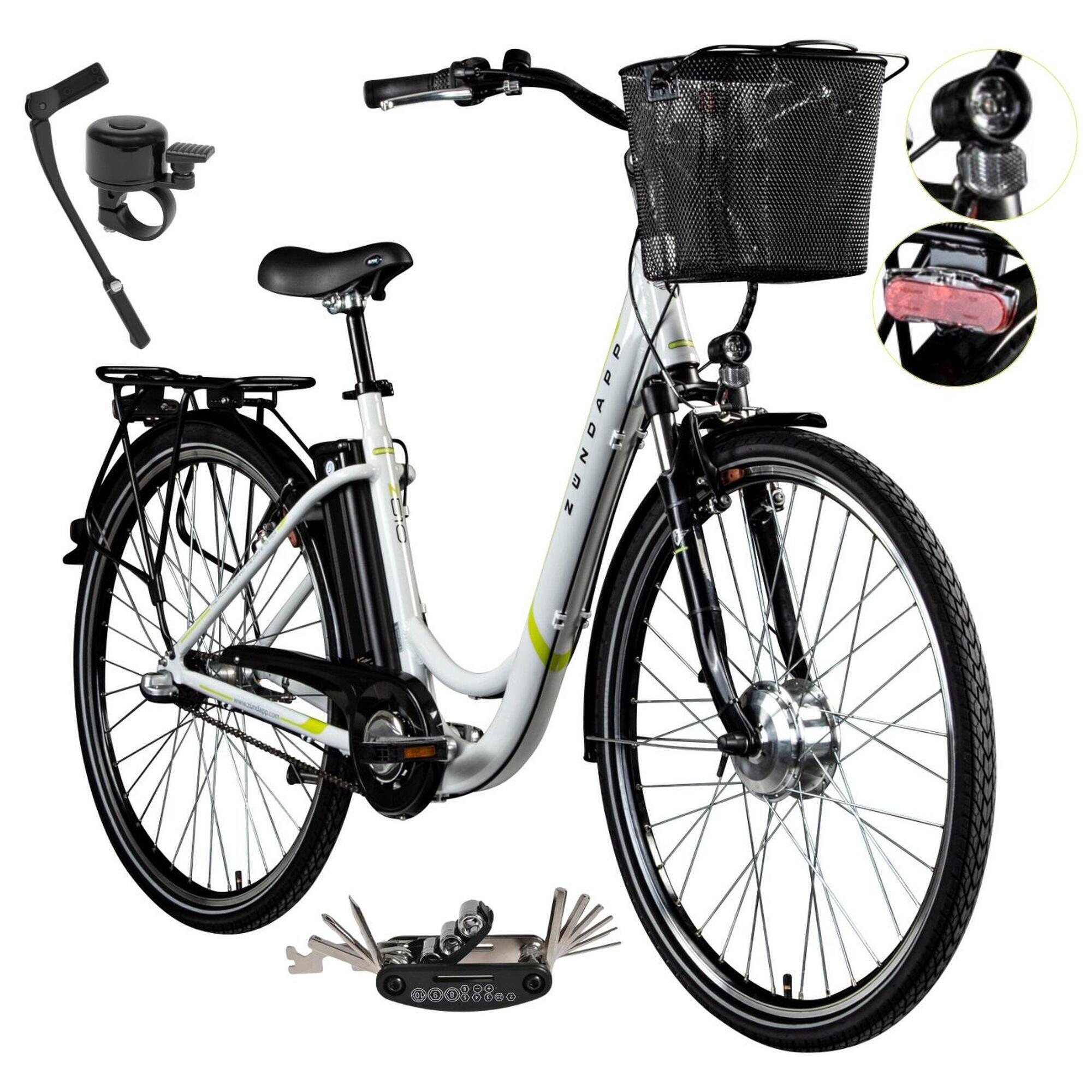 Rower Elektryczny Damski Miejski 28" SHIMANO Nexus Aluminium Amory 250 W