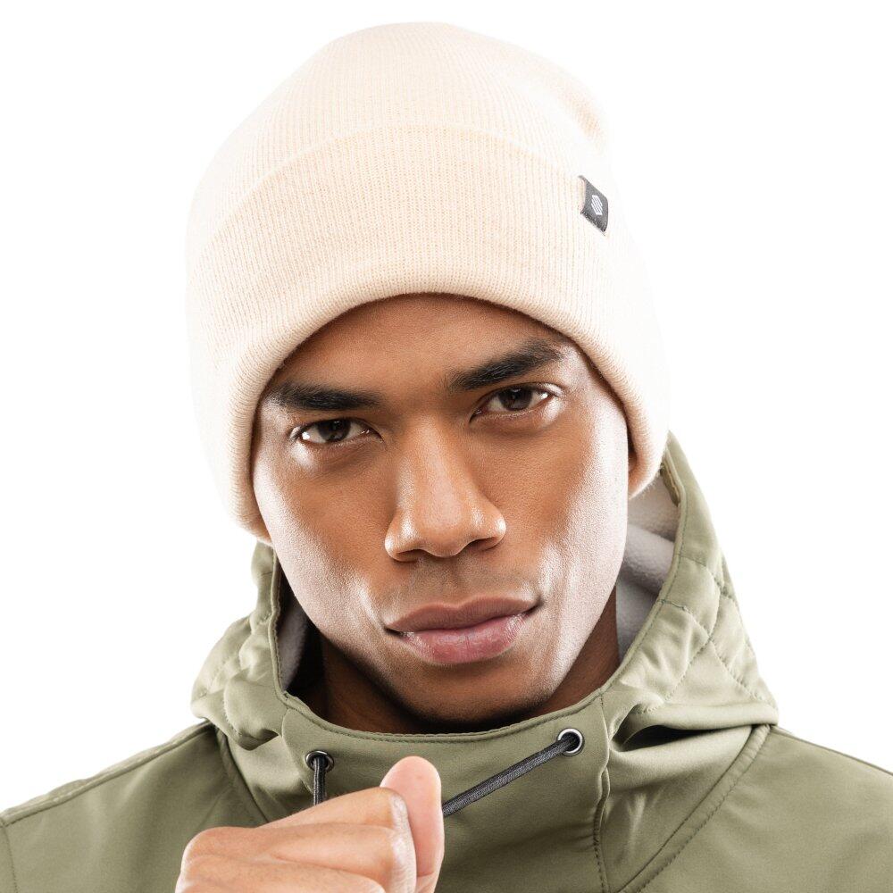 Zimowa czapka beanie Sporty zimowe Siroko Snowflake Sand