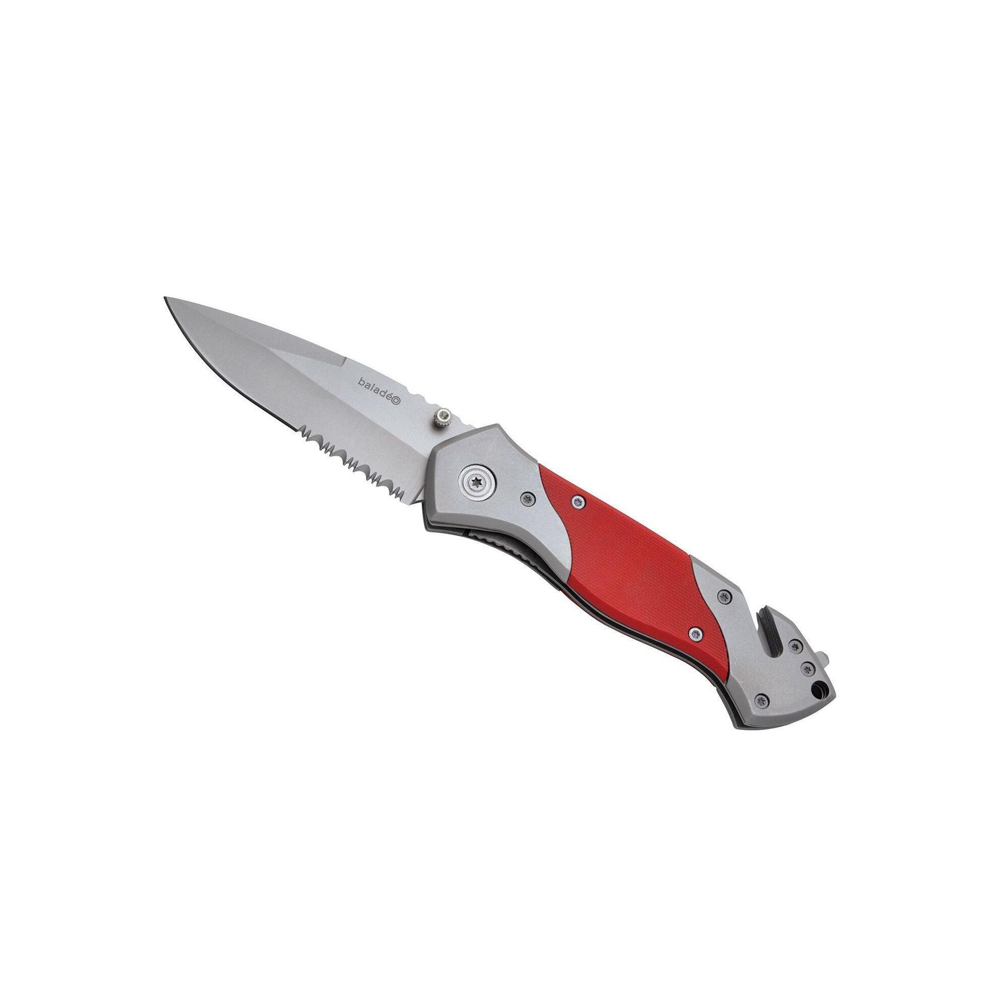 Nóż ratowniczy Baladeo Rescue Security Knife - red