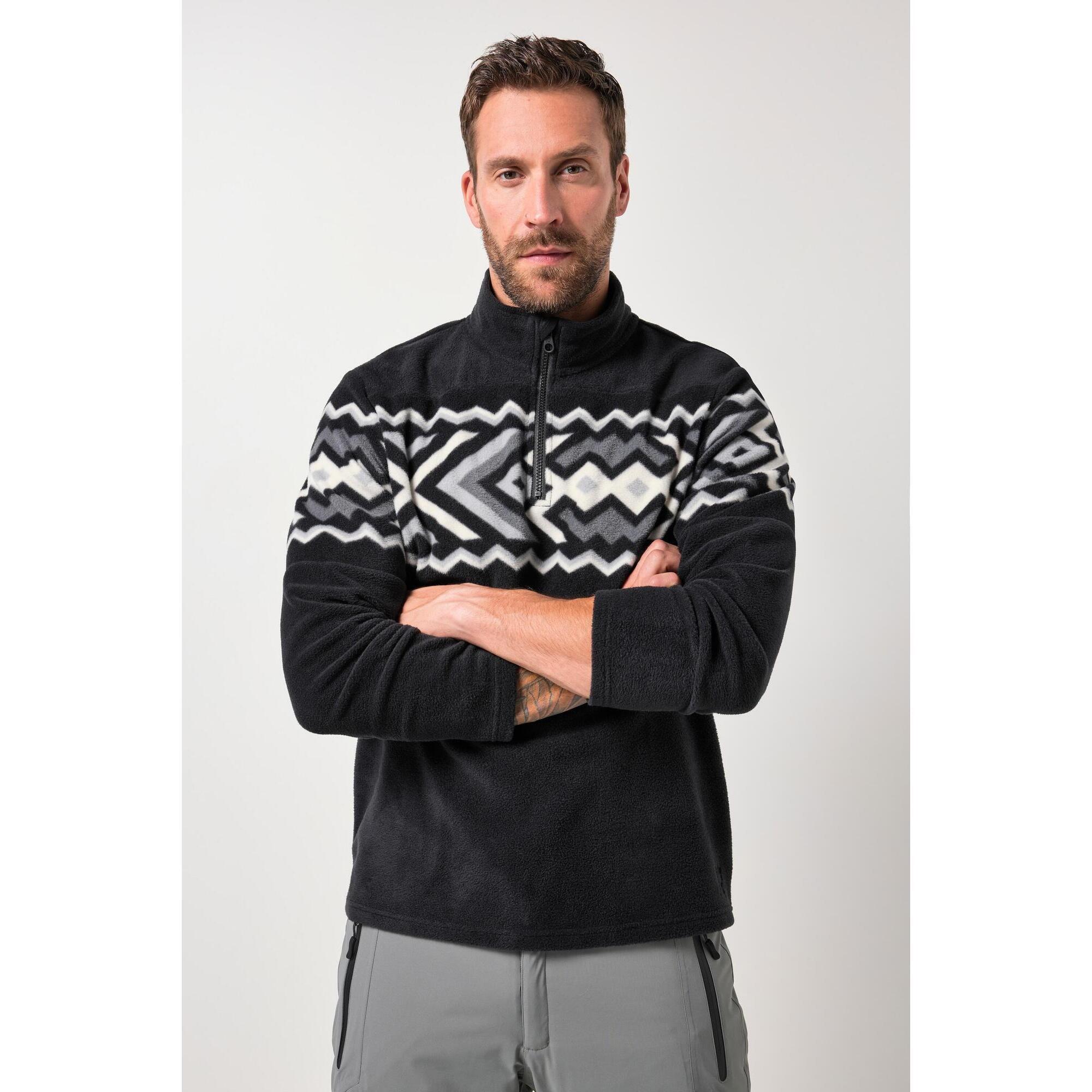 Męska Półgolf polarowy odzież narciarska ultralekki polar poziom 1