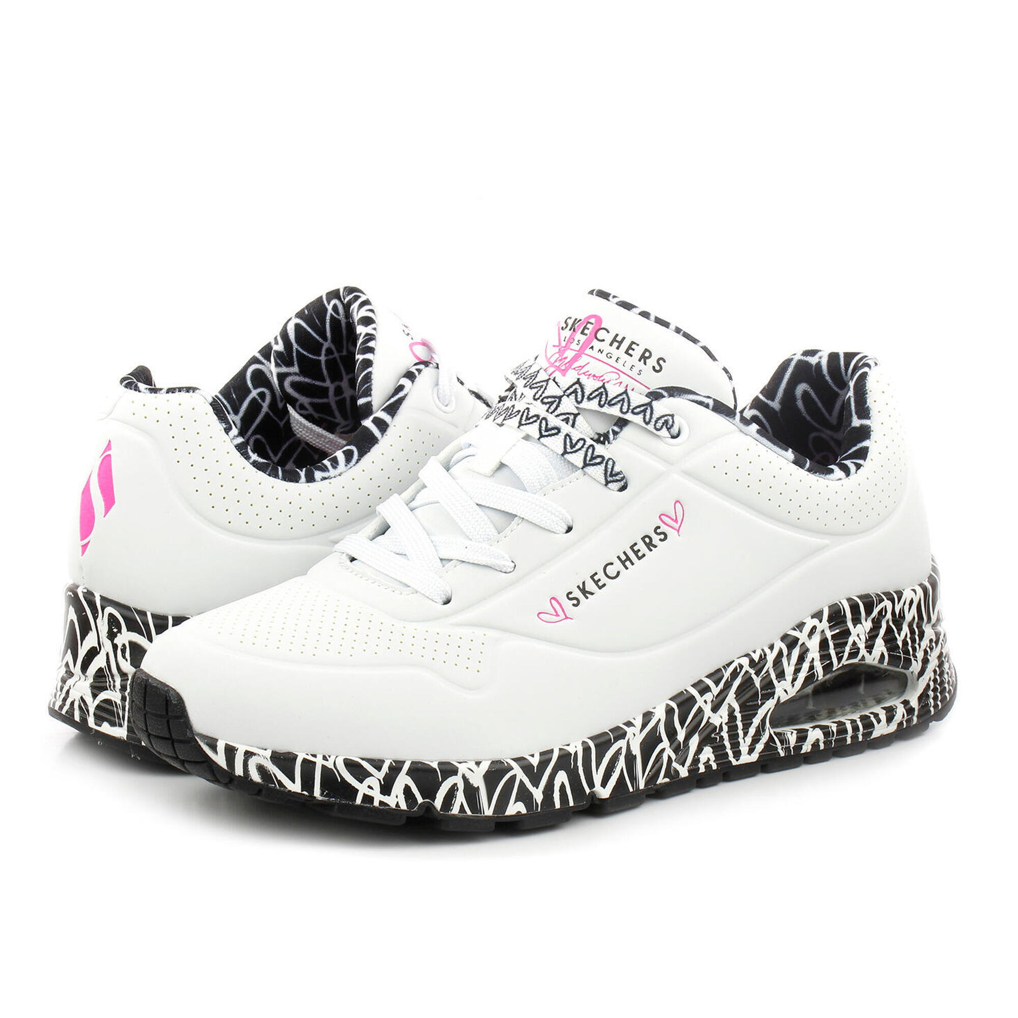 Buty na co dzień damskie SKECHERS UNO LOVING LOVE