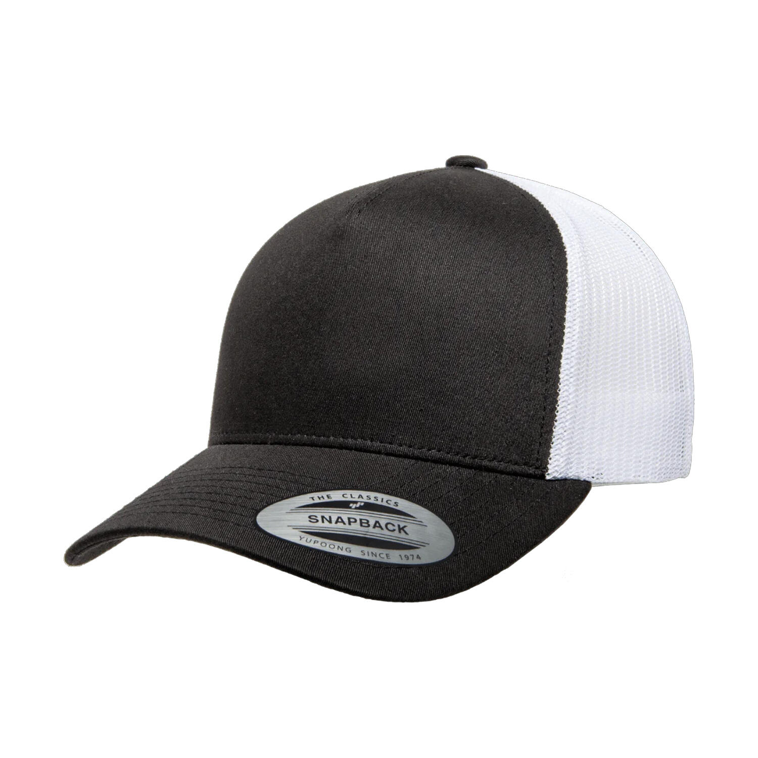 Retro 5 Panel Two Tone Trucker Cap