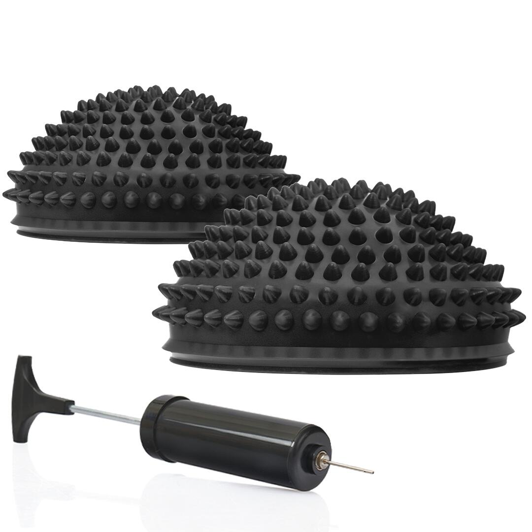 Półkule sensoryczne jeżyki do rehabilitacji Majestic Sport HOGI 8x16 cm - 2 szt.