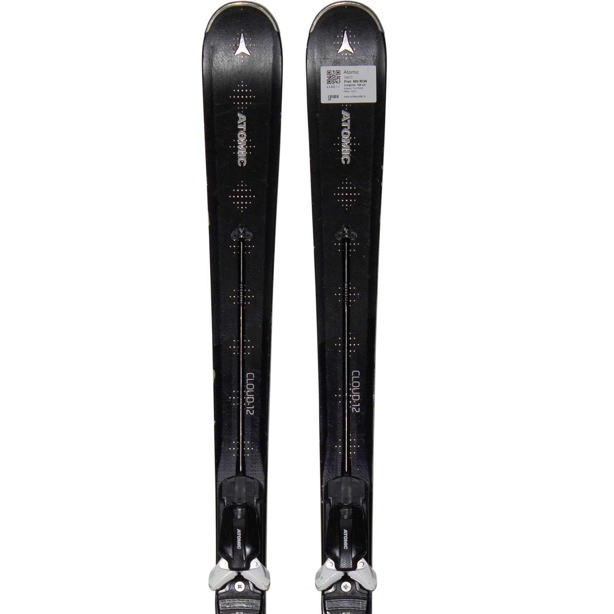 Second Life- Narty ATOMIC Cloud 12, 154 cm- Stan dobry