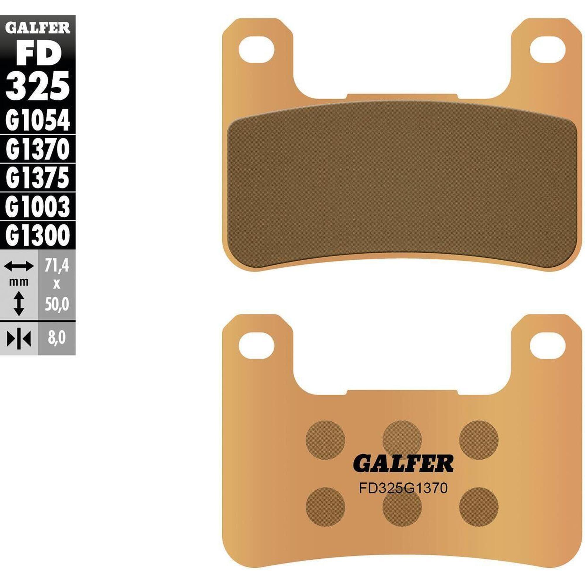 Klocki hamulcowe Galfer FD325 G1370 z metalu syntetycznego