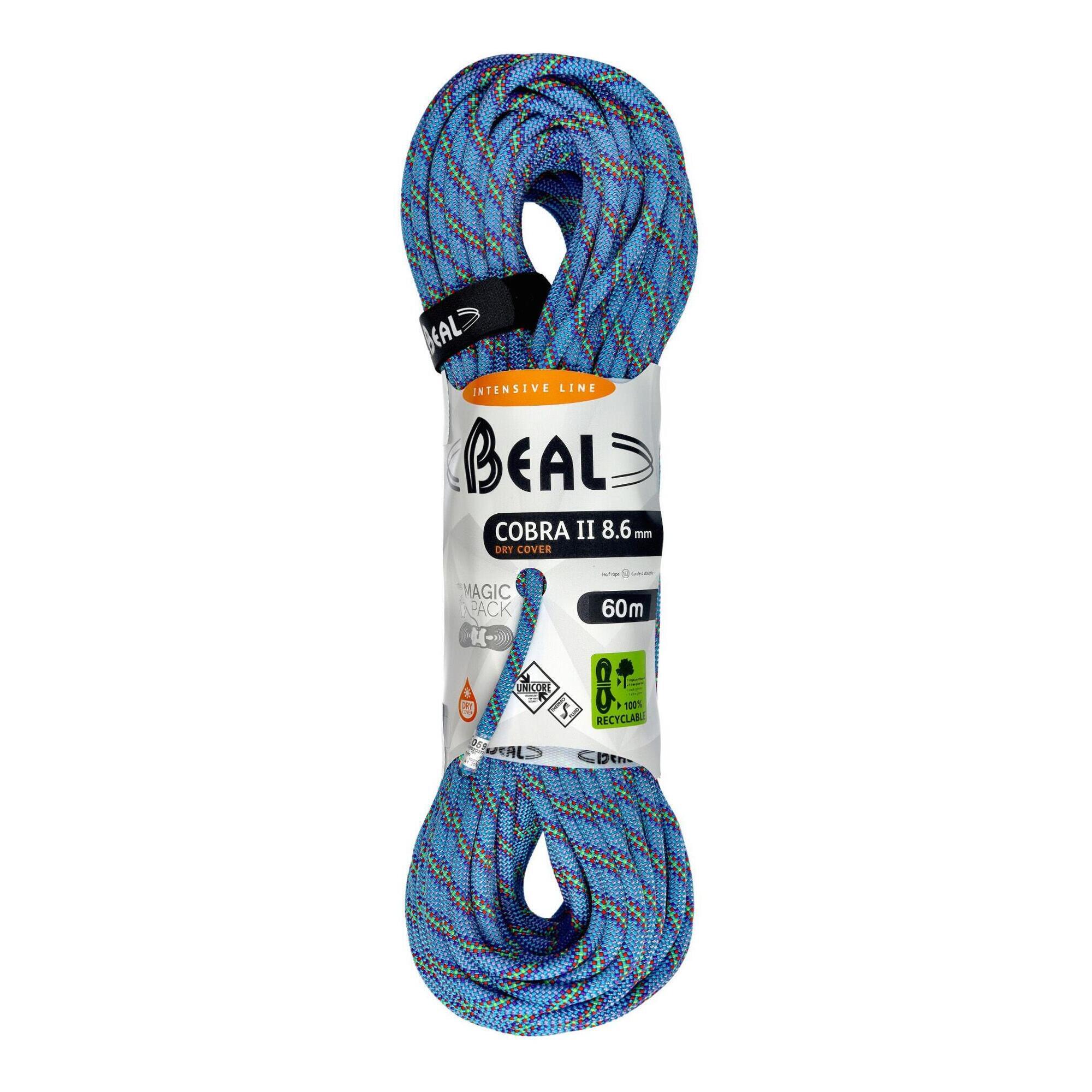Lina dynamiczna Beal Cobra Unicore Dry Cover 8,6 mm 60 m