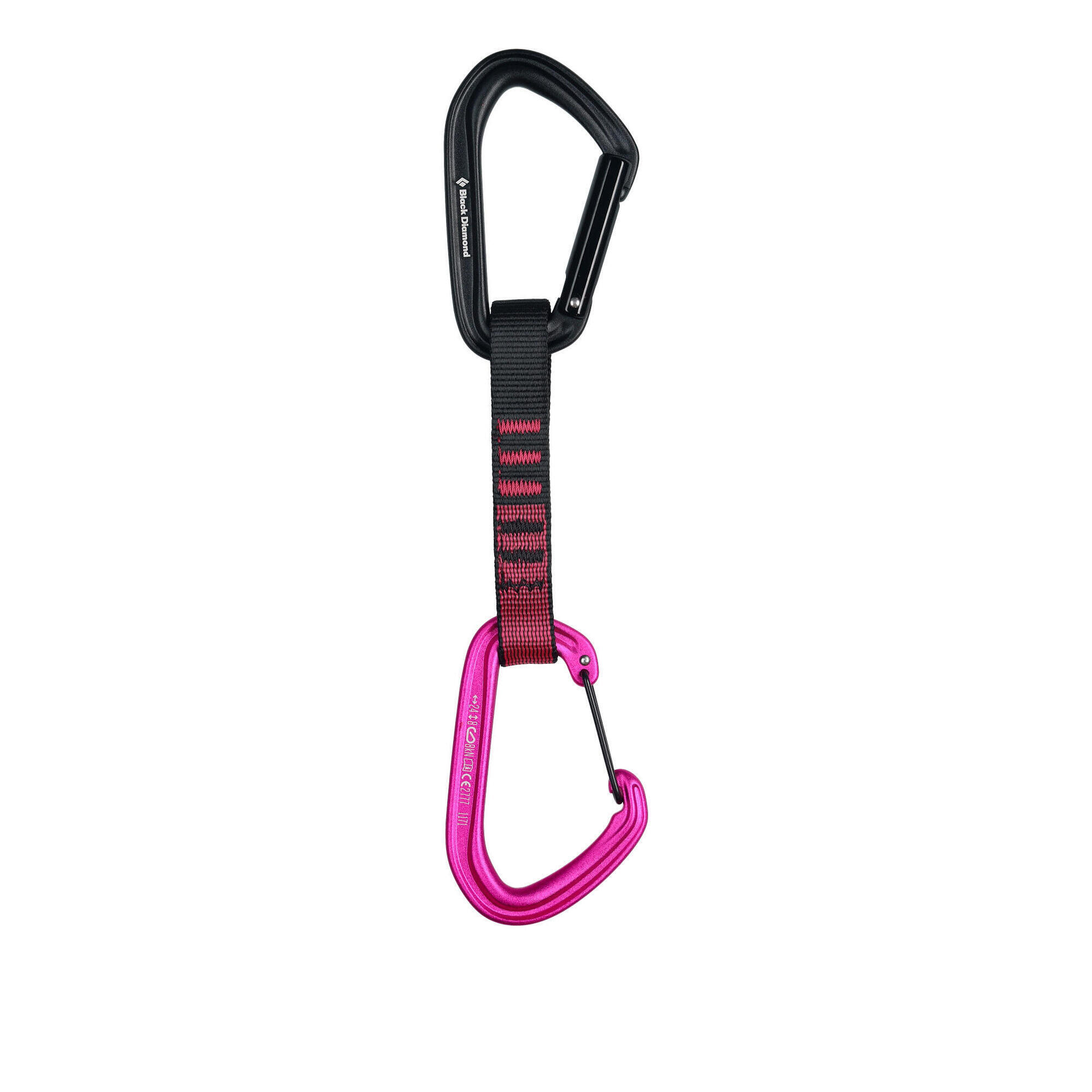 Ekspres Black Diamond HotForge Hybrid Quickdraw 12 cm - pink