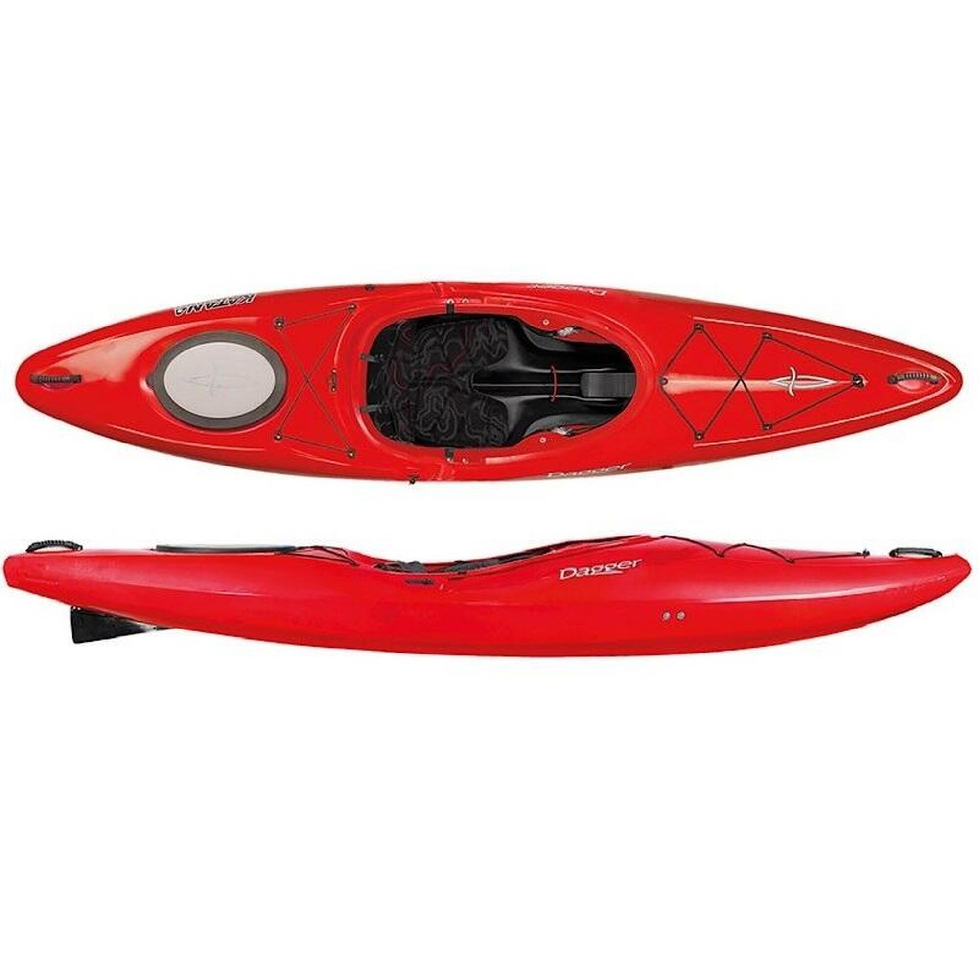 Kajak jednoosobowy do pływania górskiego Dagger Katana 9.7 Action hybryda