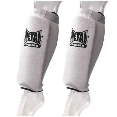 Elastyczne bawełniane nagolenniki Metal Boxe