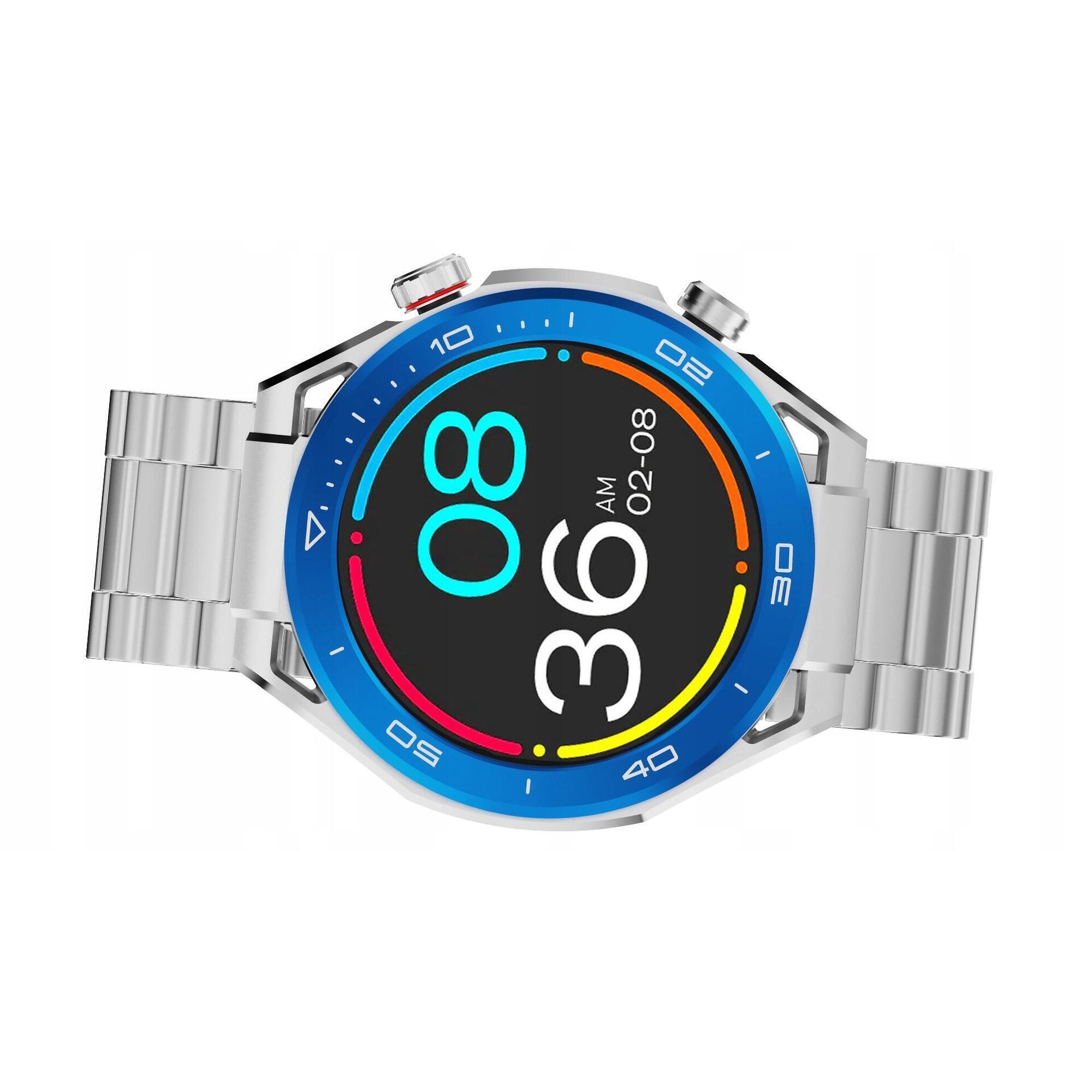 Smartwatch zegarek sportowy IMIKI Xplorer Oyster Silver