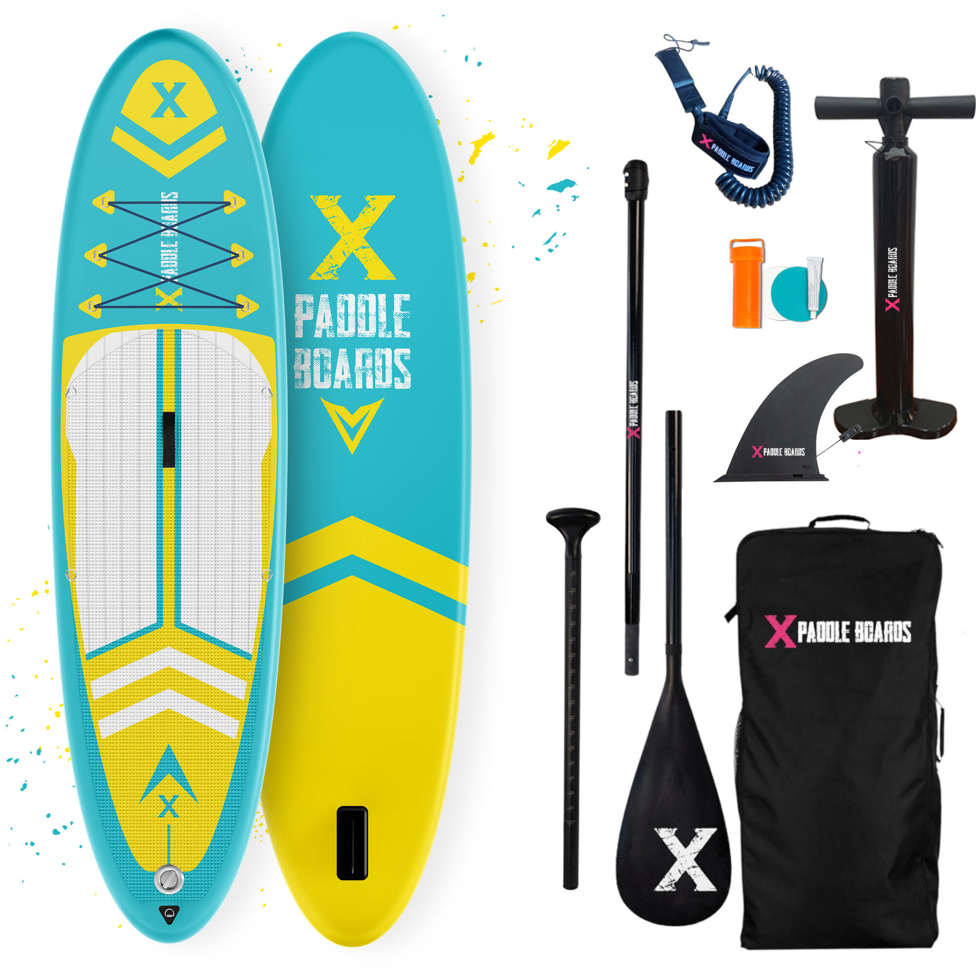 Nadmuchiwany Stand Up Paddle Dziecięcy RIPPER 8'2 x 28 x 10cm