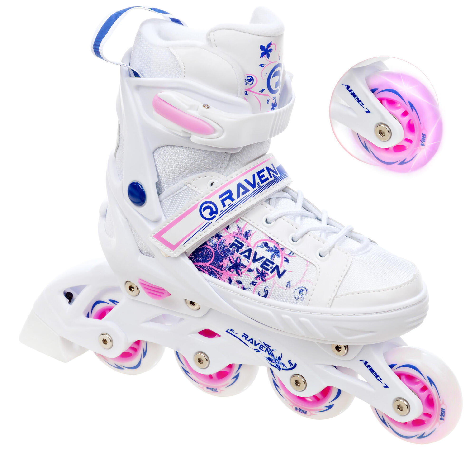 Rolki Regulowane Raven Meia Kółko LED