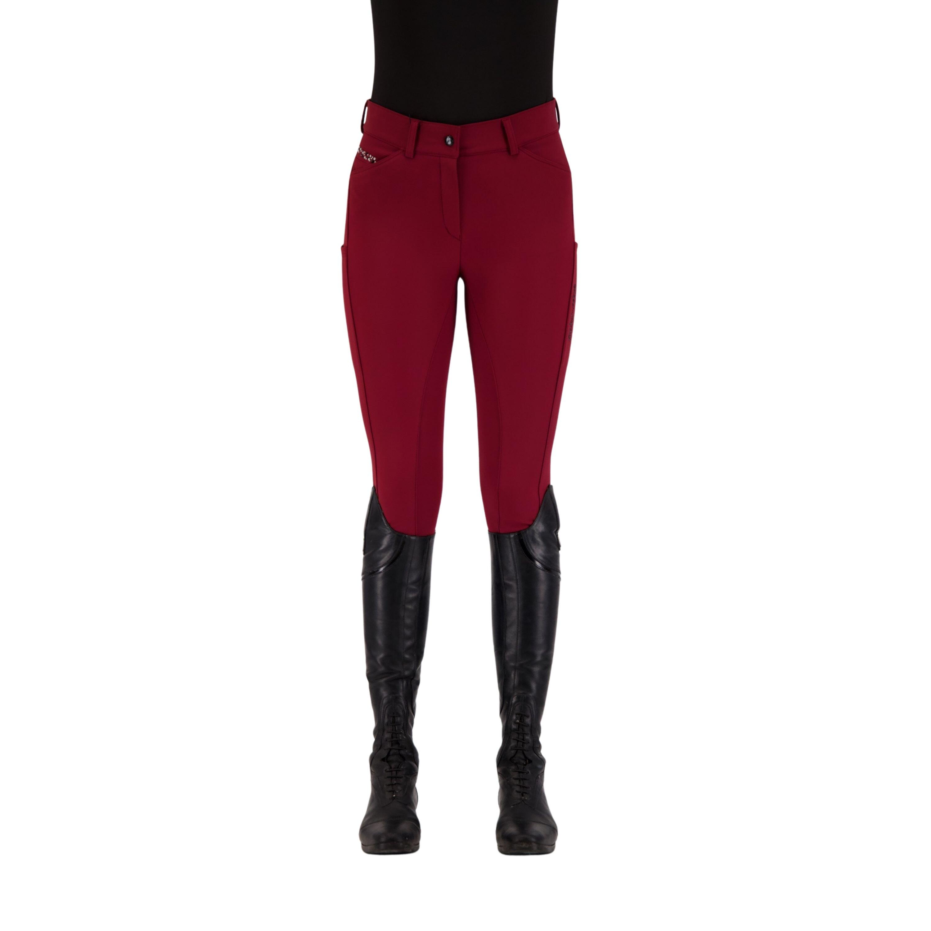 Damskie spodnie jeździeckie z pełnym lejem Euro-Star Arista Fashion Diamond