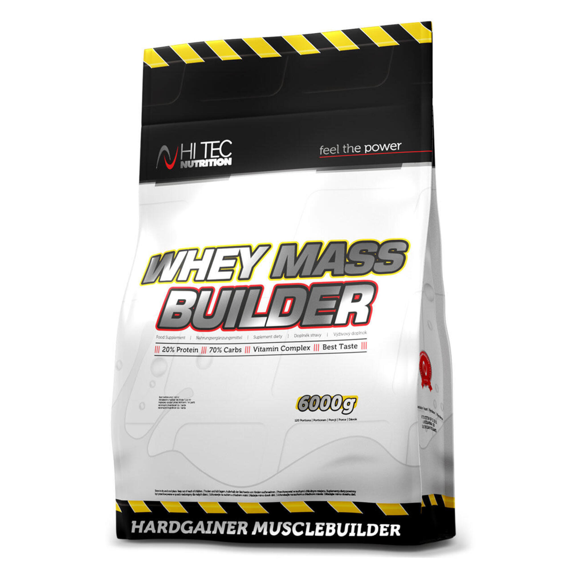 HI TEC Whey Mass Builder 6000g Ciastko z Kremem