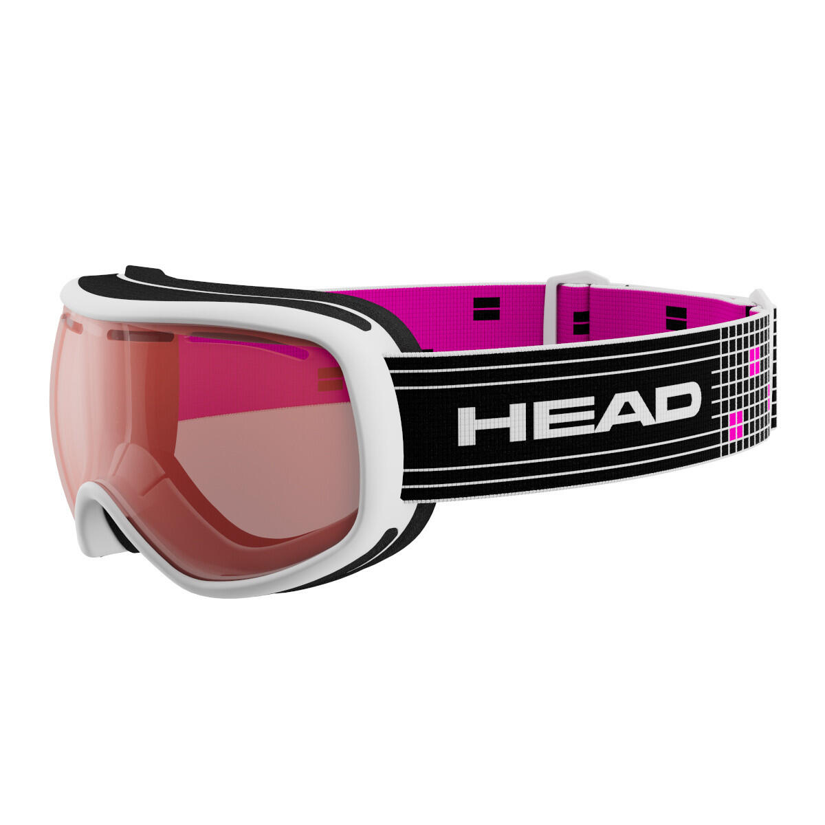 Gogle Head Ninja Red Vis