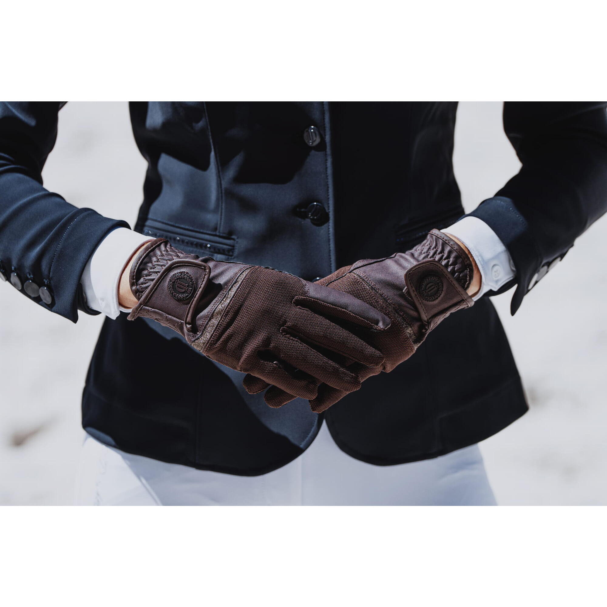 Rękawiczki jeździeckiej JD ATTACK Celestia