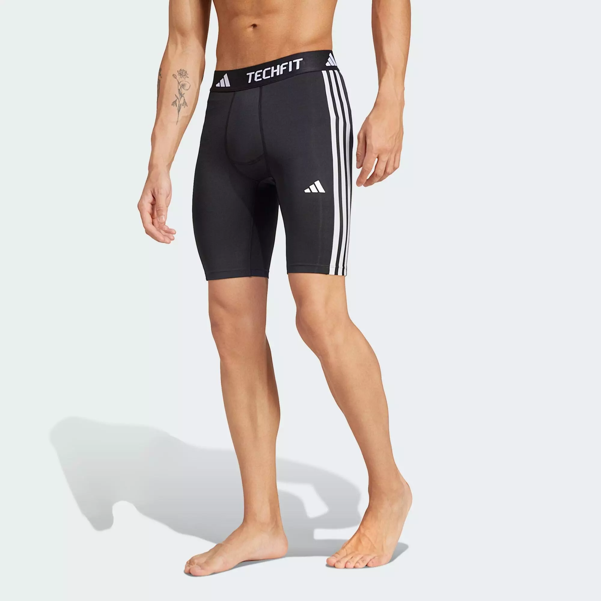 Krótkie legginsy TECHFIT Compression Training 3-Stripes