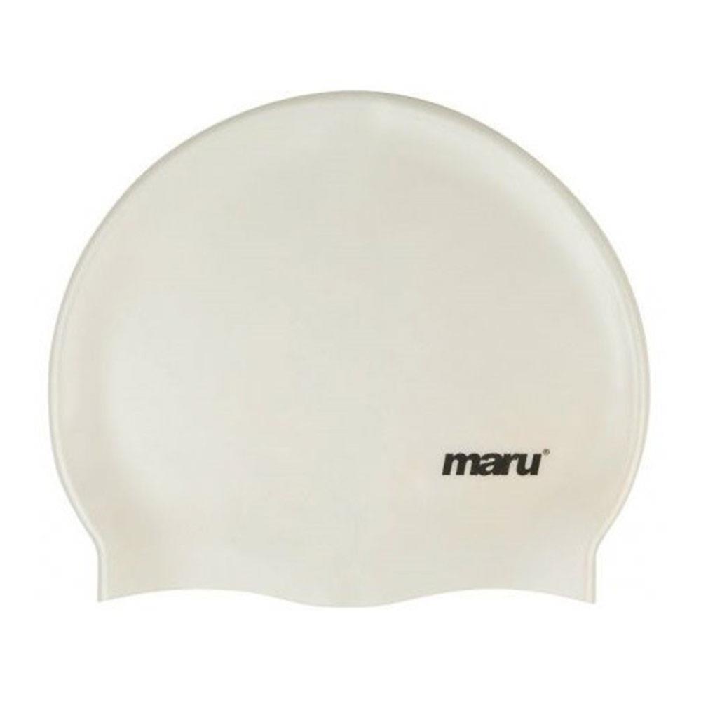 Czepek Pływacki Maru Solid Silicone – Biały