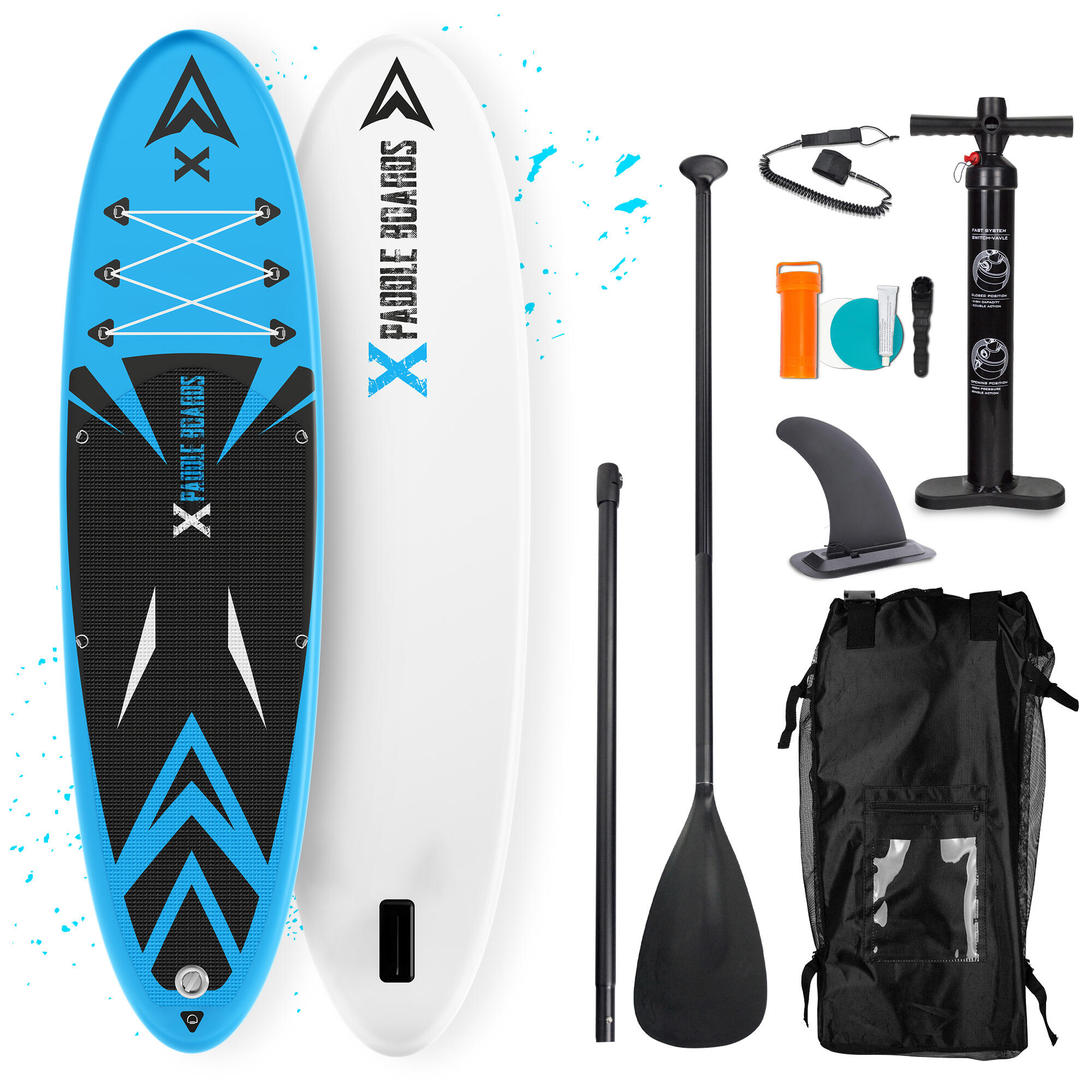 Nadmuchiwany Elektryczny Stand Up Paddle E-XTREME 10'6 x 32 x 6